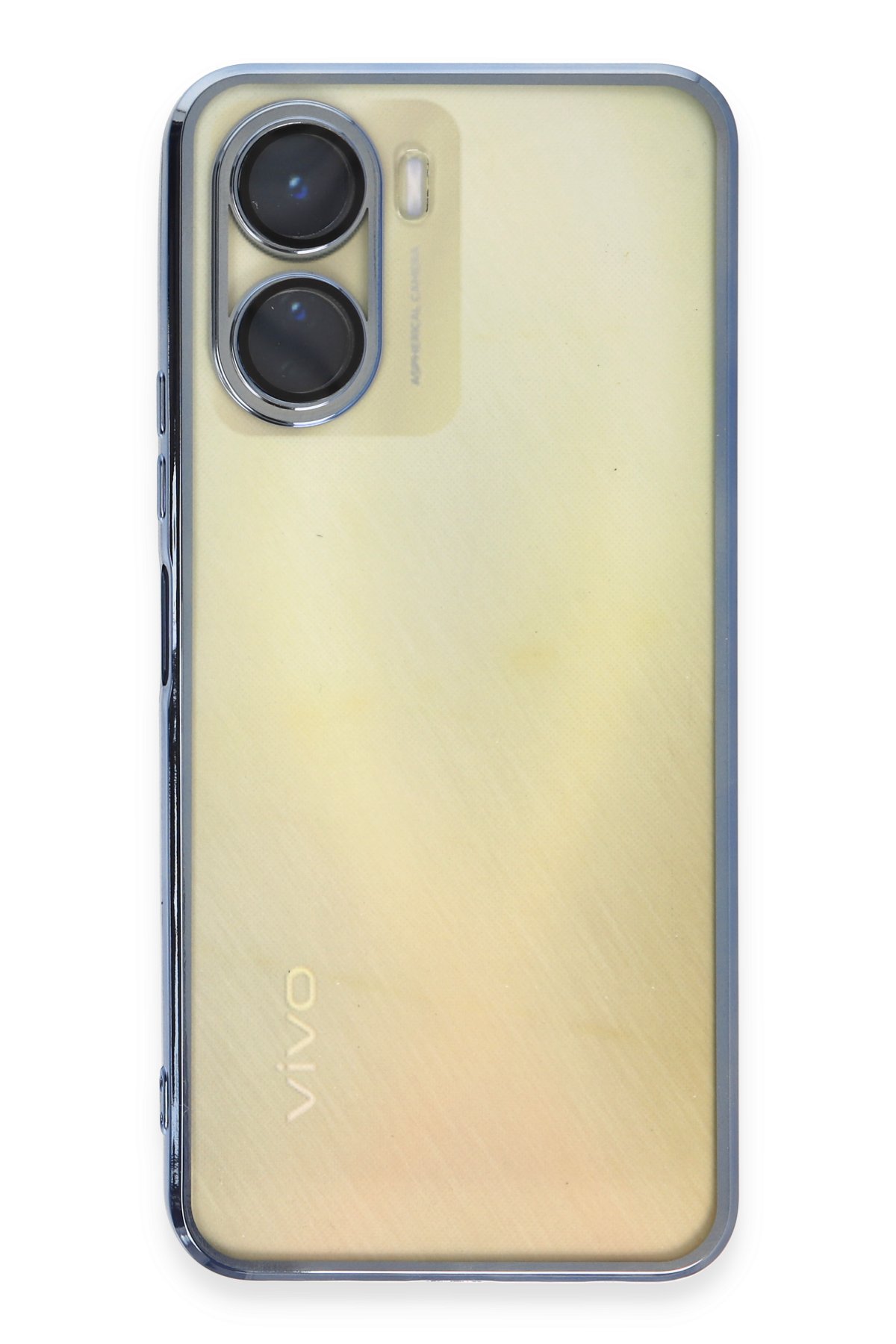 Newface Vivo Y16 Kılıf Volet Silikon - Siyah