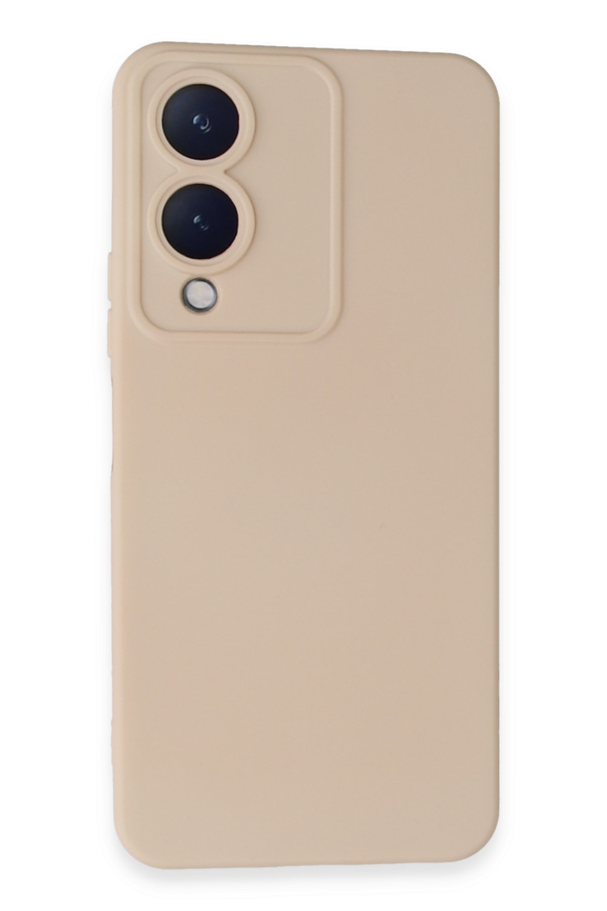 Newface Vivo Y17S Kılıf Razer Lensli Silikon - Gold