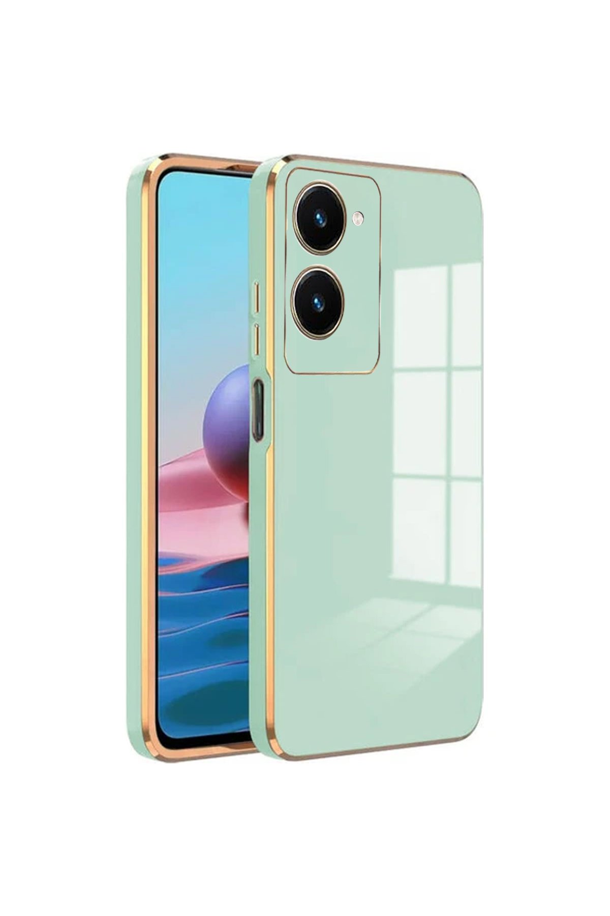 Newface Vivo Y18 Kılıf Auto Focus Karbon Kapak - Lacivert