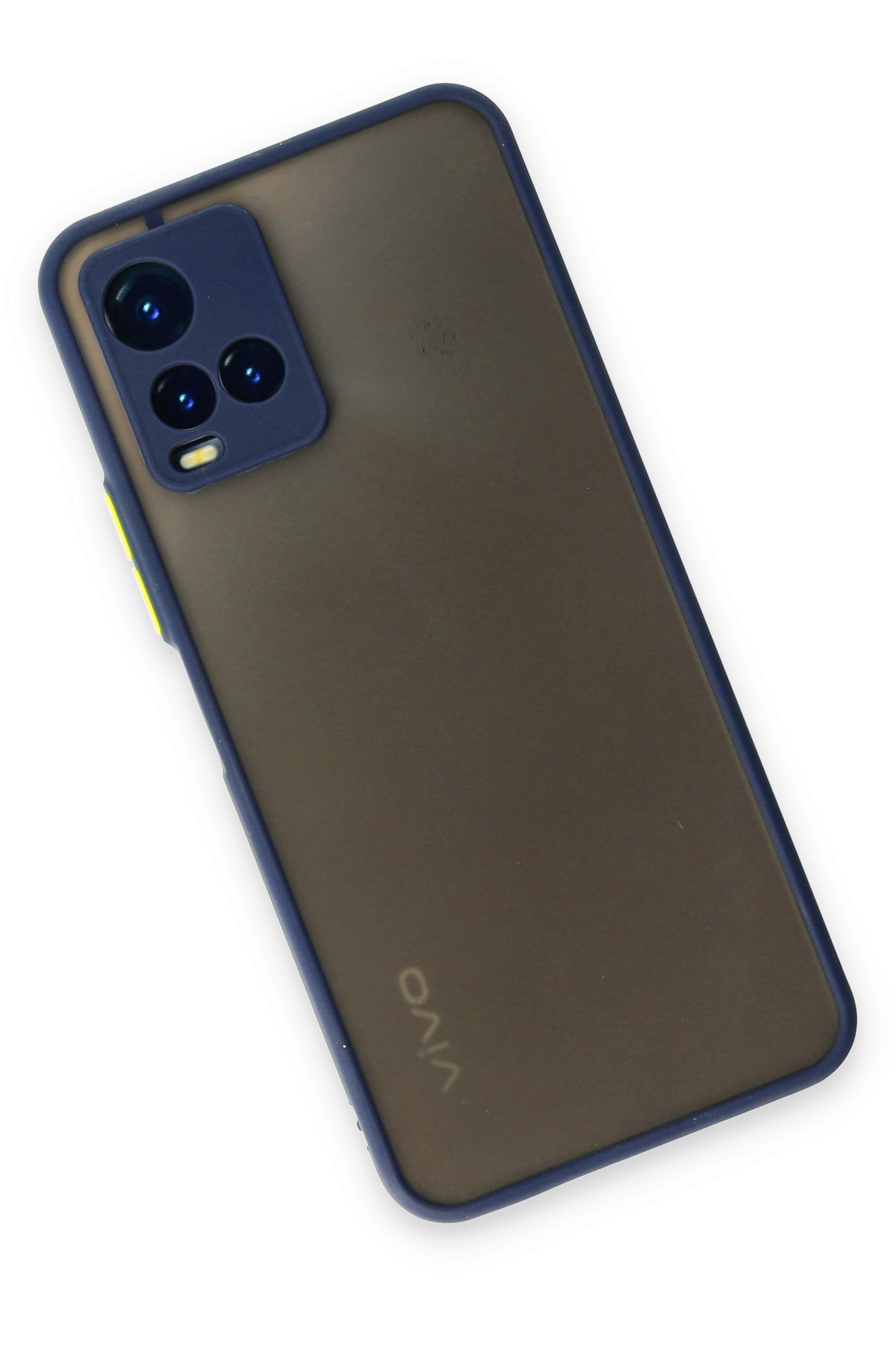 Newface Vivo Y21S Kılıf Auto Focus Karbon Kapak - Siyah