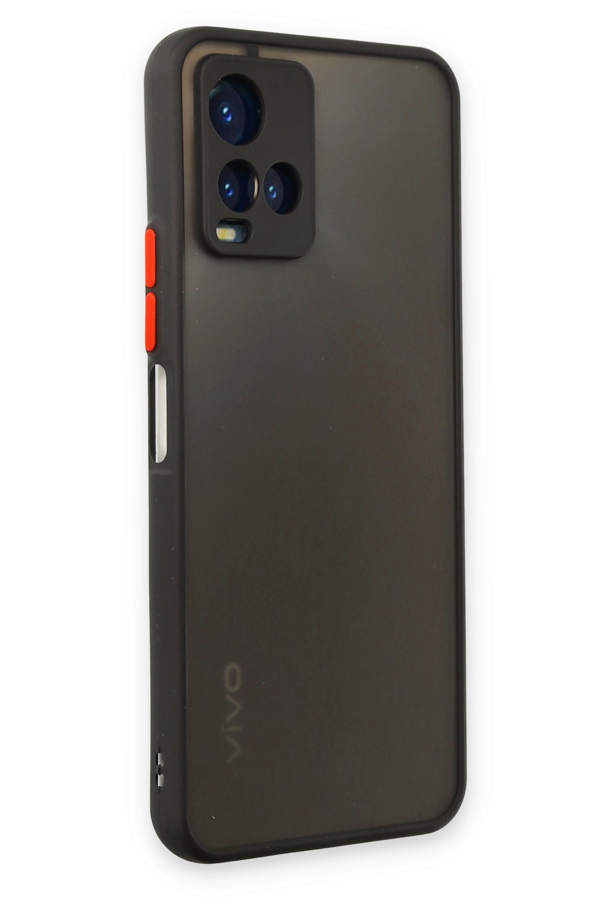 Newface Vivo Y33S Kılıf Platin Silikon - Mavi