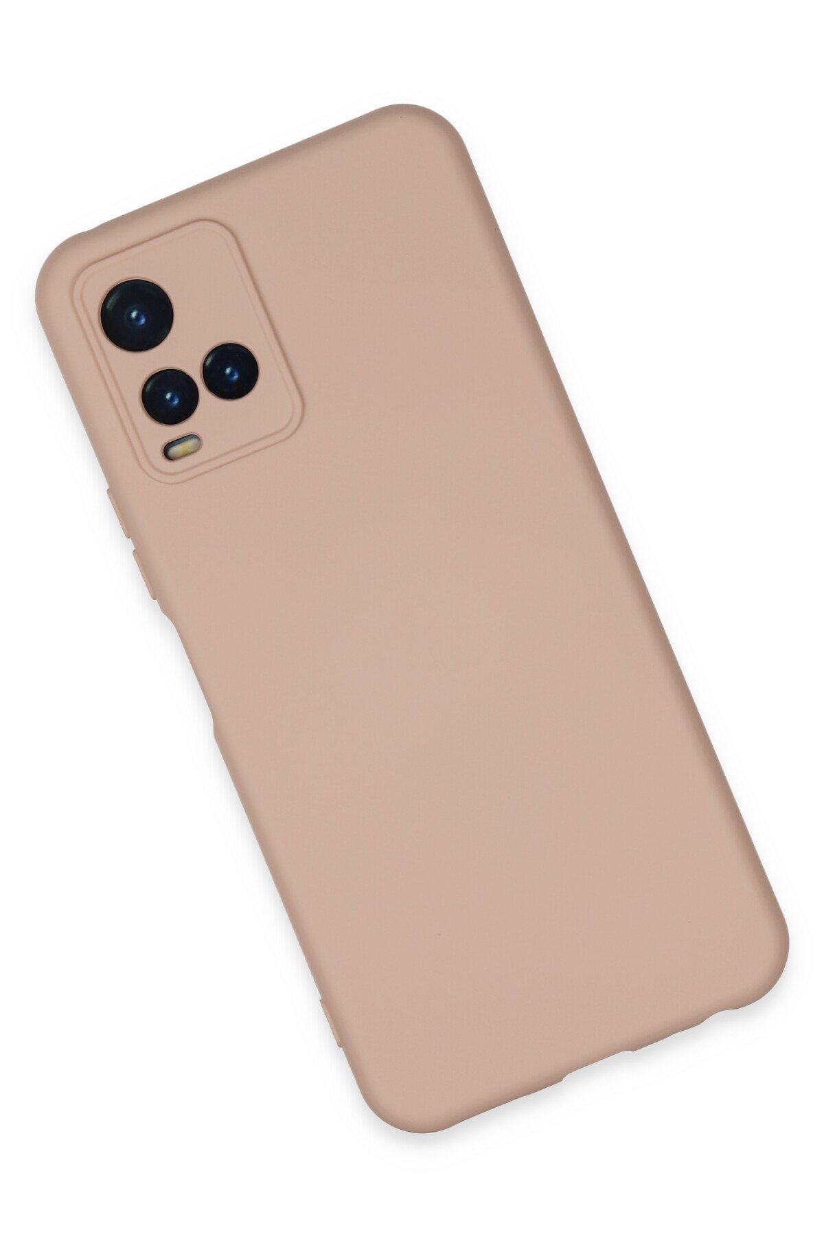 Newface Vivo Y33S Kılıf Platin Silikon - Pembe