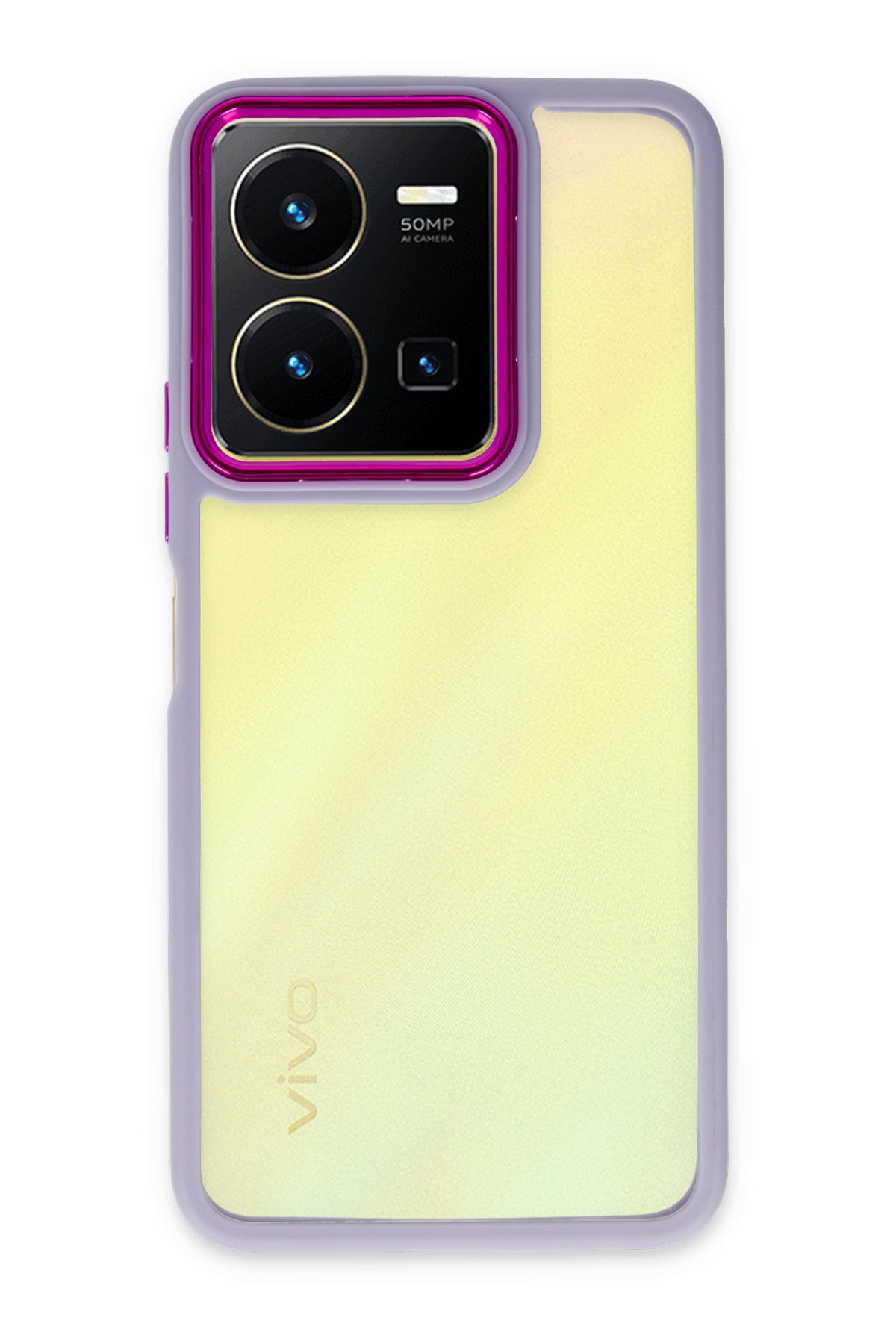 Newface Vivo Y35 Kılıf First Silikon - Mavi