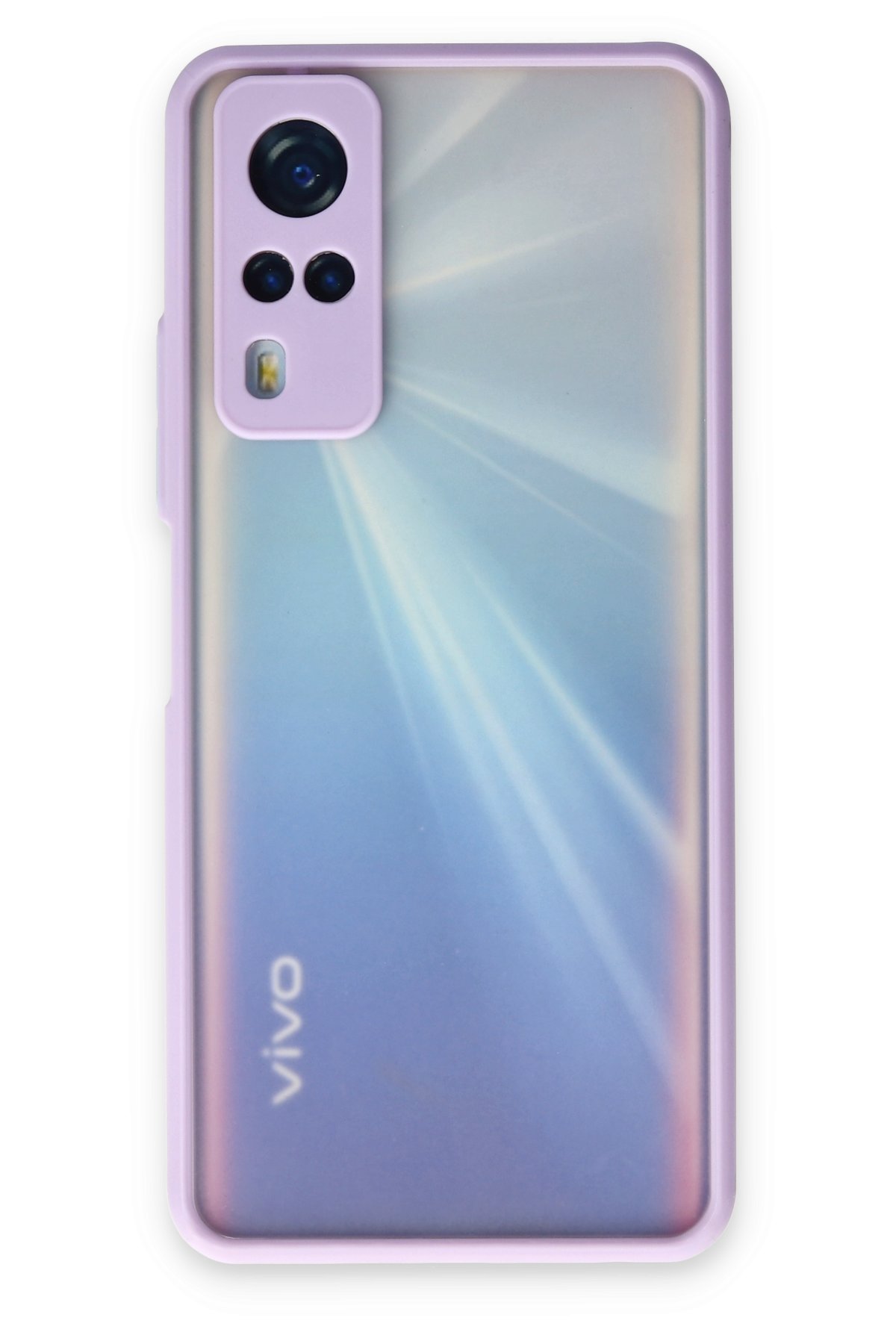 Newface Vivo Y51 Kılıf Platin Silikon - Pembe