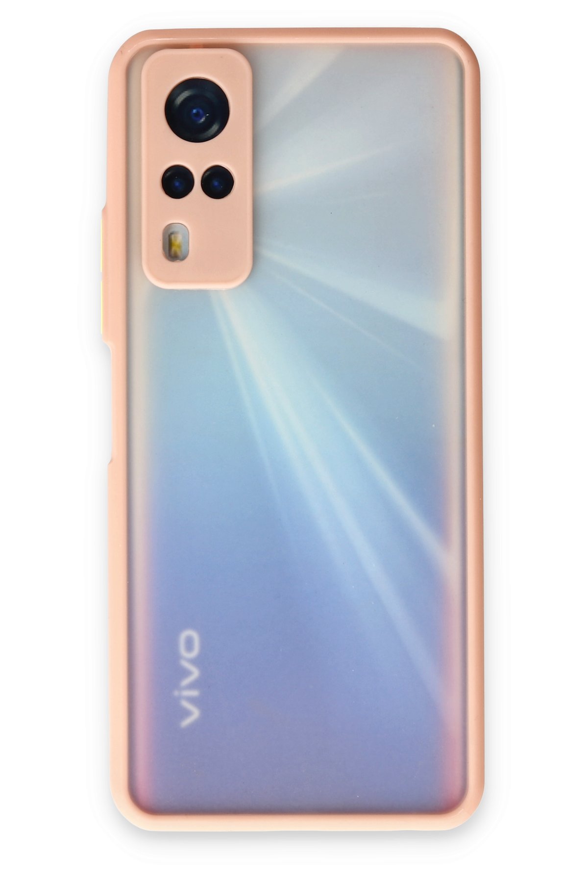 Newface Vivo Y53S Kılıf Nano içi Kadife Silikon - Koyu Yeşil