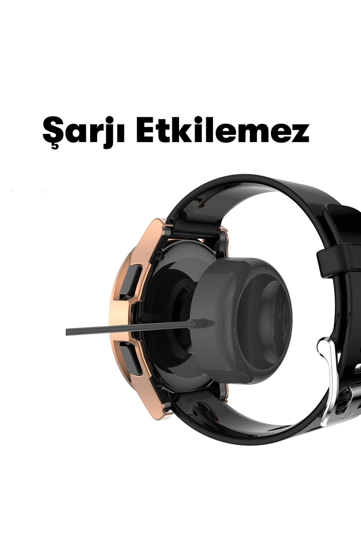 Newface Watch 5 40mm Wall Camlı Kasa Ekran Koruyucu - Gümüş