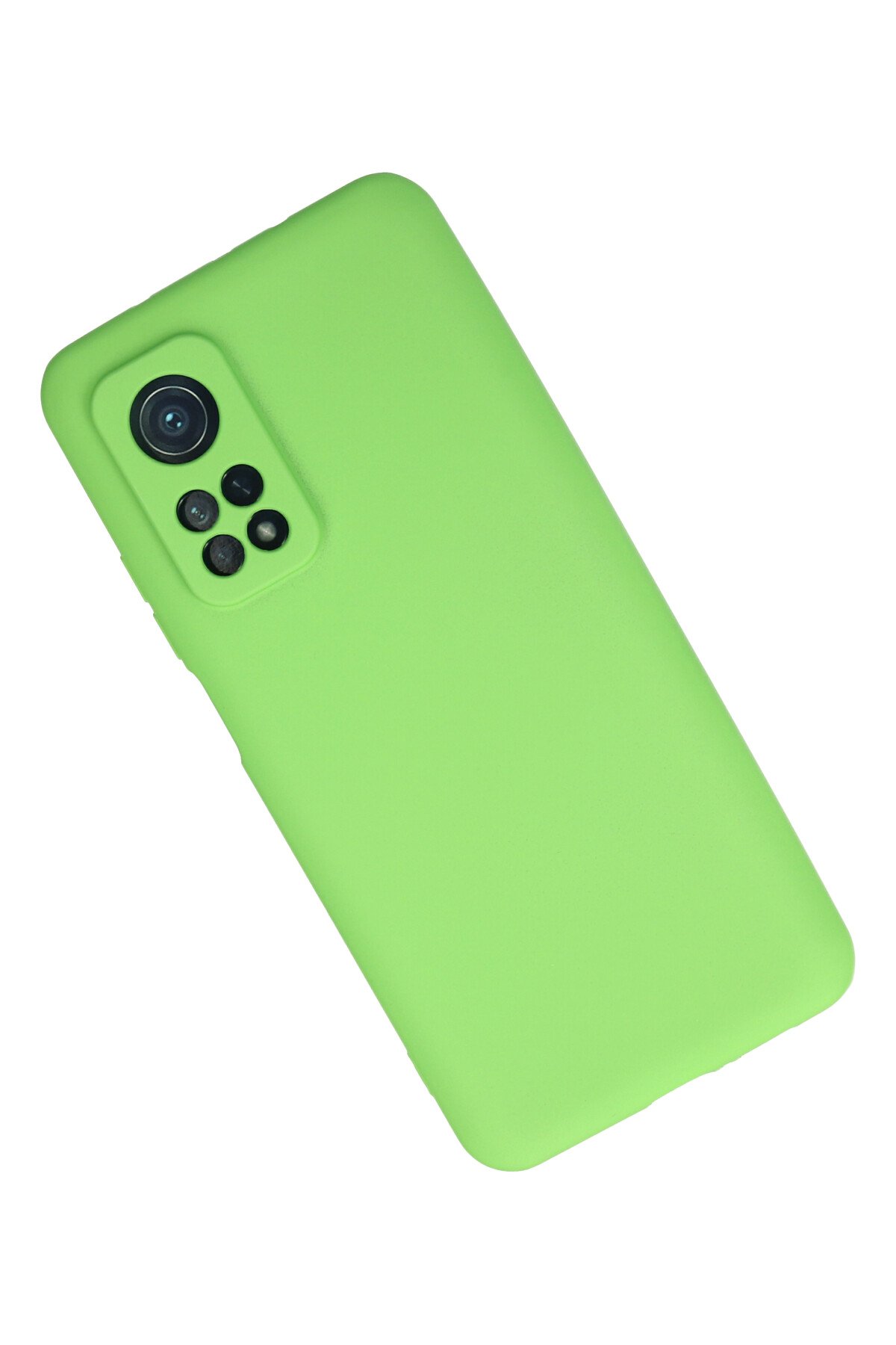 Newface Xiaomi Mi 10T Pro Kılıf Color Lens Silikon - Kırmızı