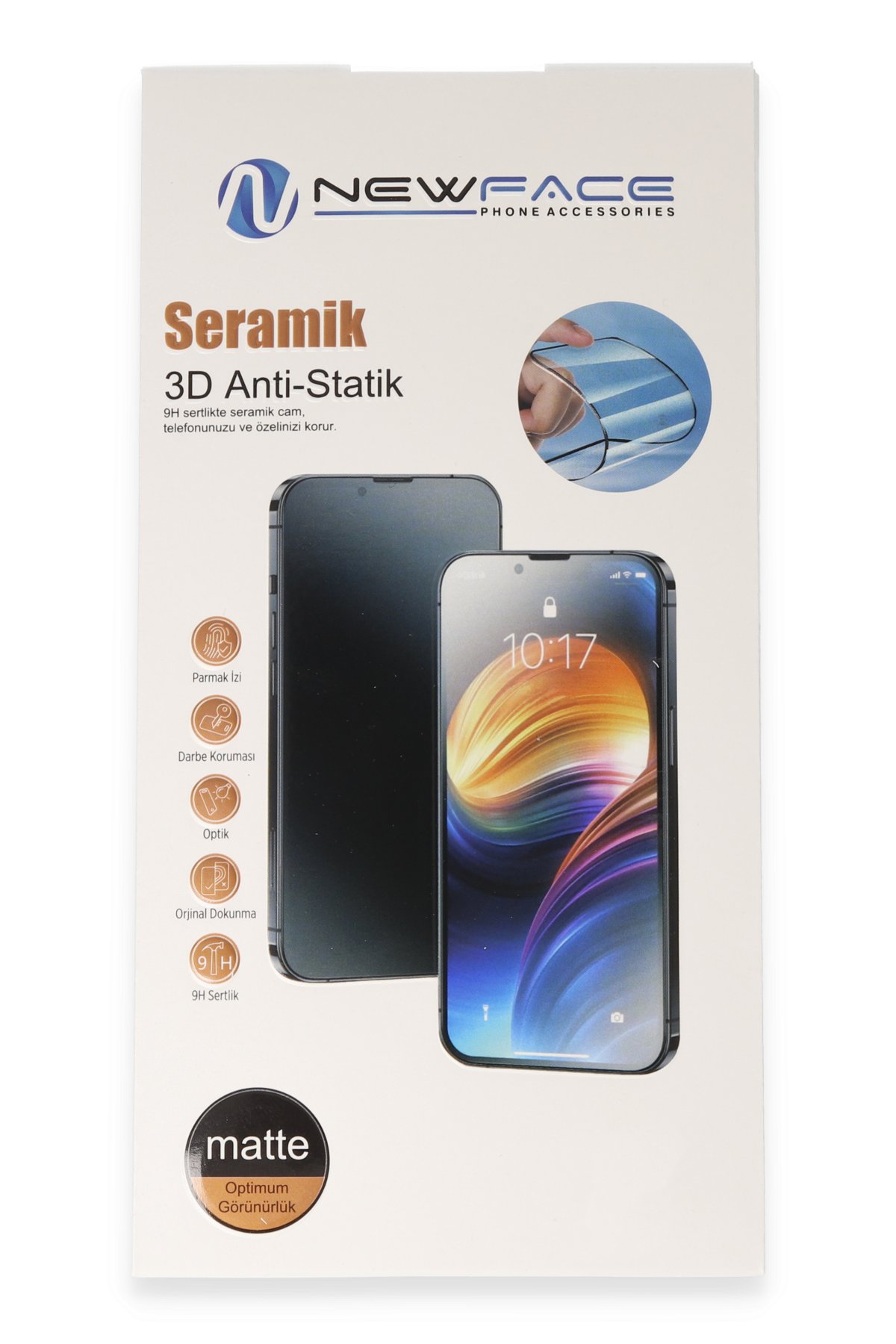 Newface Samsung Galaxy A50S 3D Antistatik Seramik Nano Ekran Koruyucu