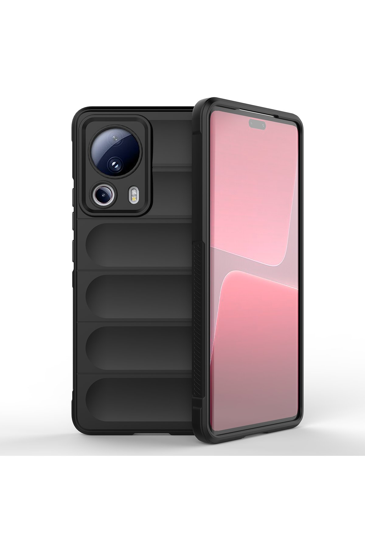Newface Xiaomi Mi 13 Lite Kılıf Nano içi Kadife Silikon - Kırmızı