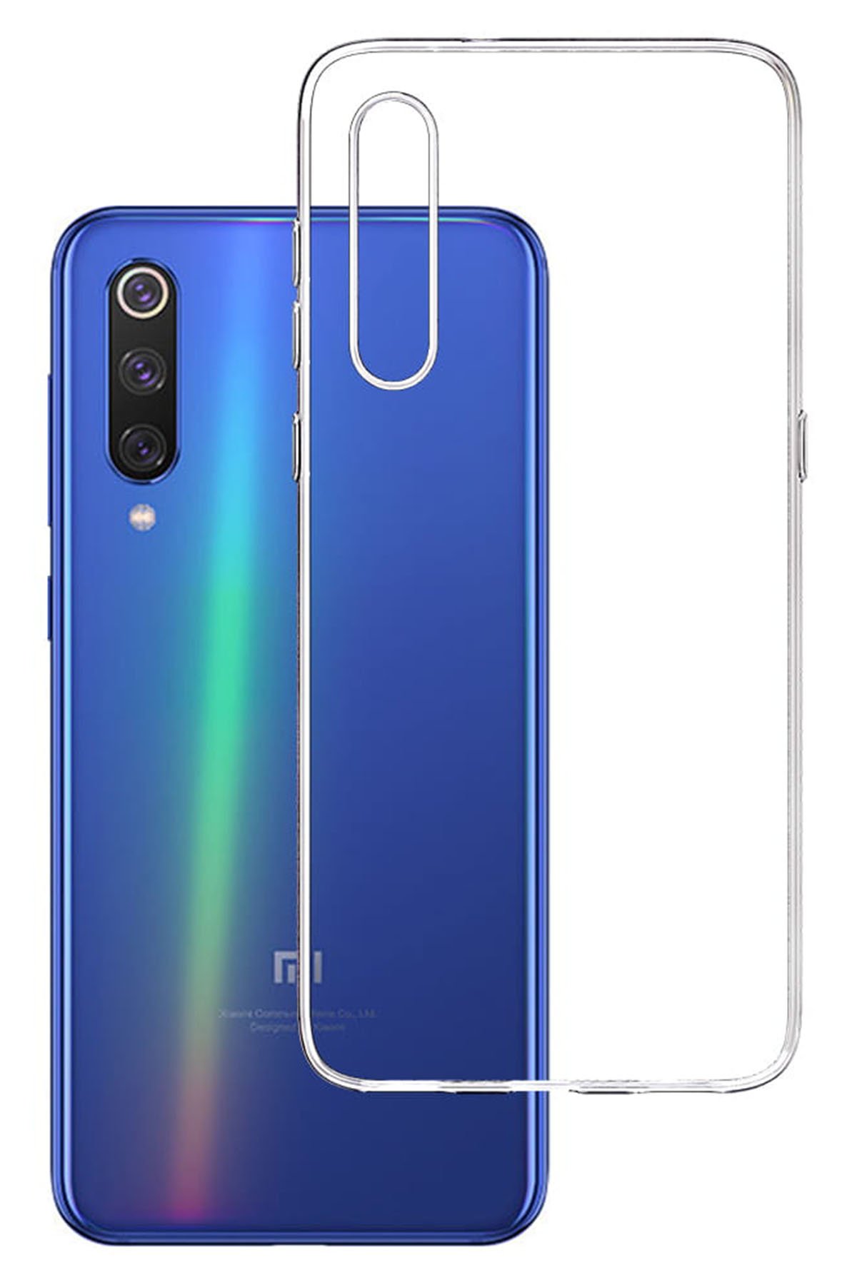 Newface Xiaomi Mi 9 Kılıf First Silikon - Siyah