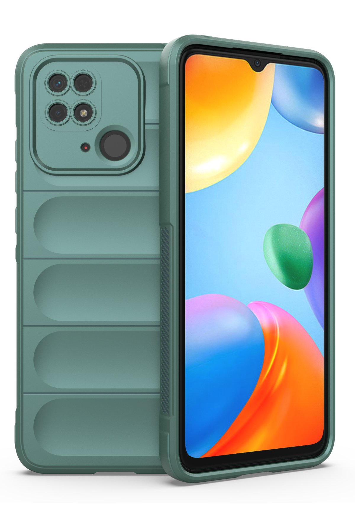 Newface Xiaomi Poco C40 Kılıf Esila Silikon - Gri