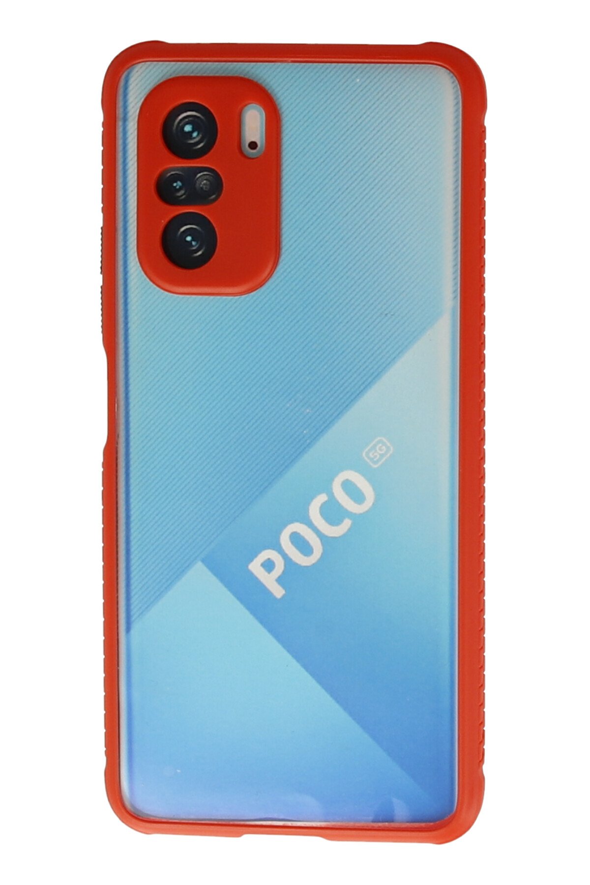 Newface Xiaomi Poco F3 Kılıf Platin Kamera Koruma Silikon - Lacivert