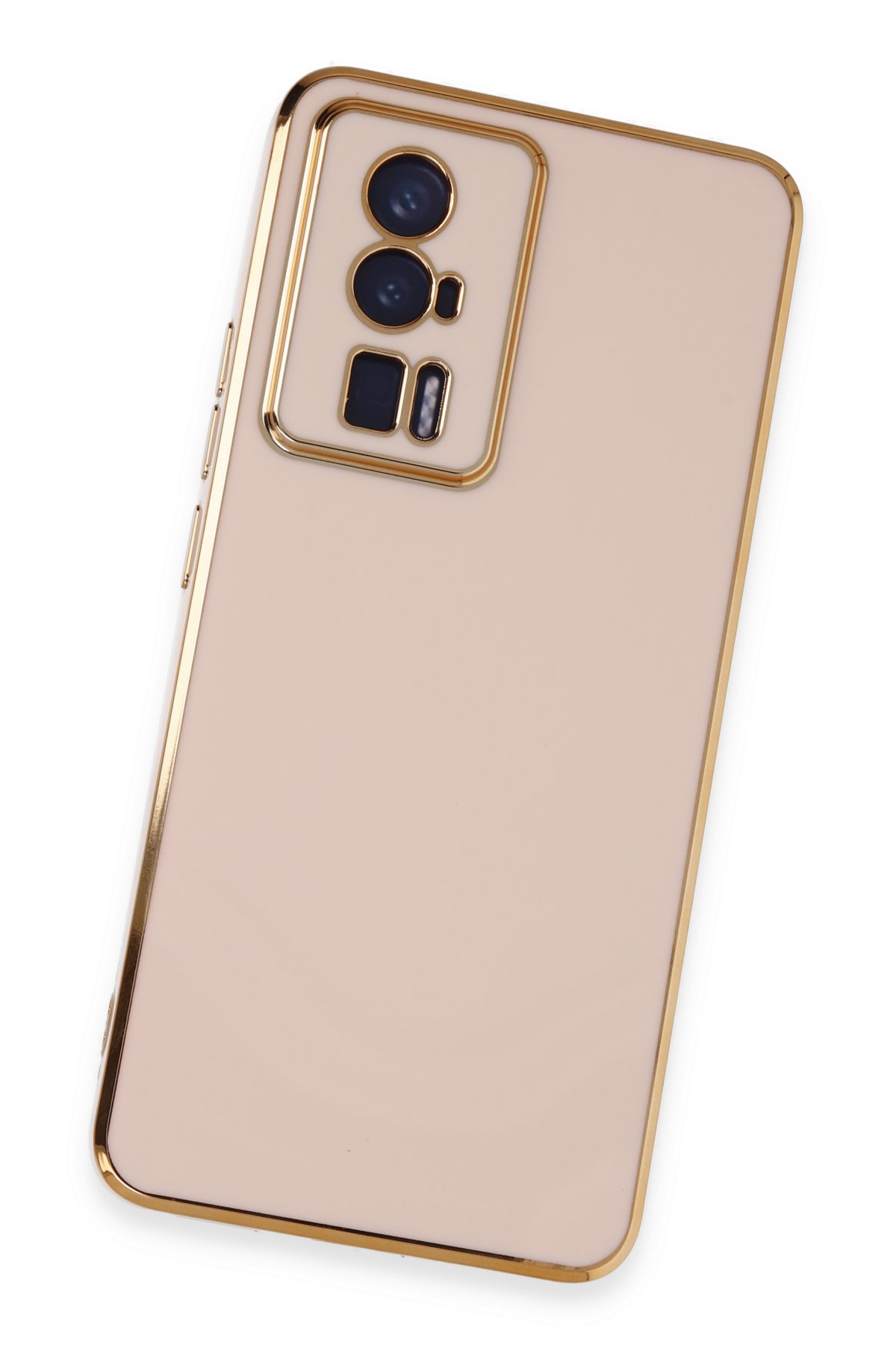 Newface Xiaomi Poco F5 Pro Kılıf Slot Silikon - Gold