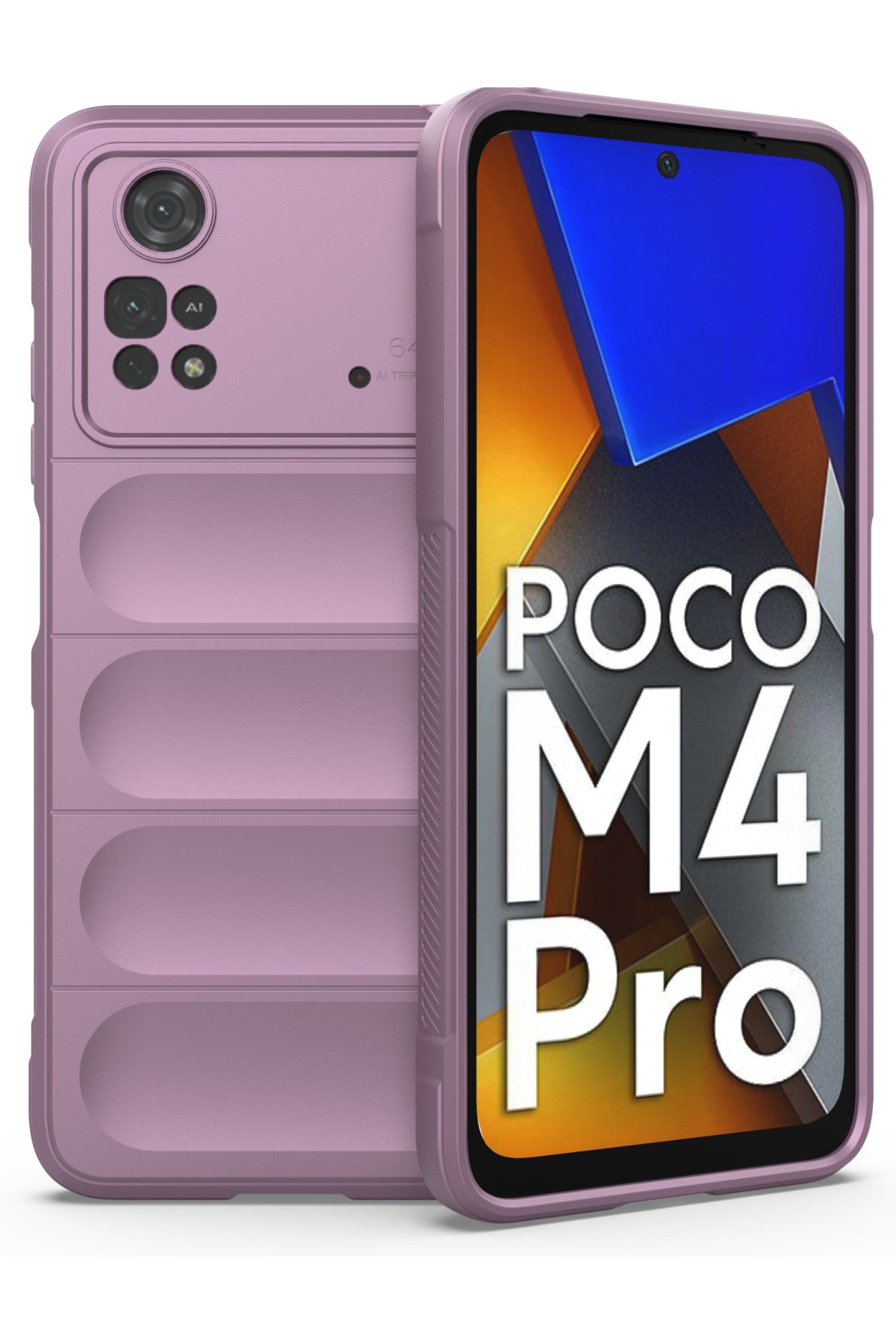 Newface Xiaomi Poco M4 Pro 4G Kılıf Optimum Silikon - Sky Blue