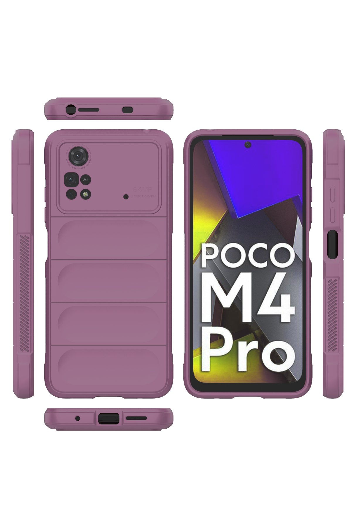 Newface Xiaomi Poco M4 Pro 4G Kılıf Optimum Silikon - Sky Blue