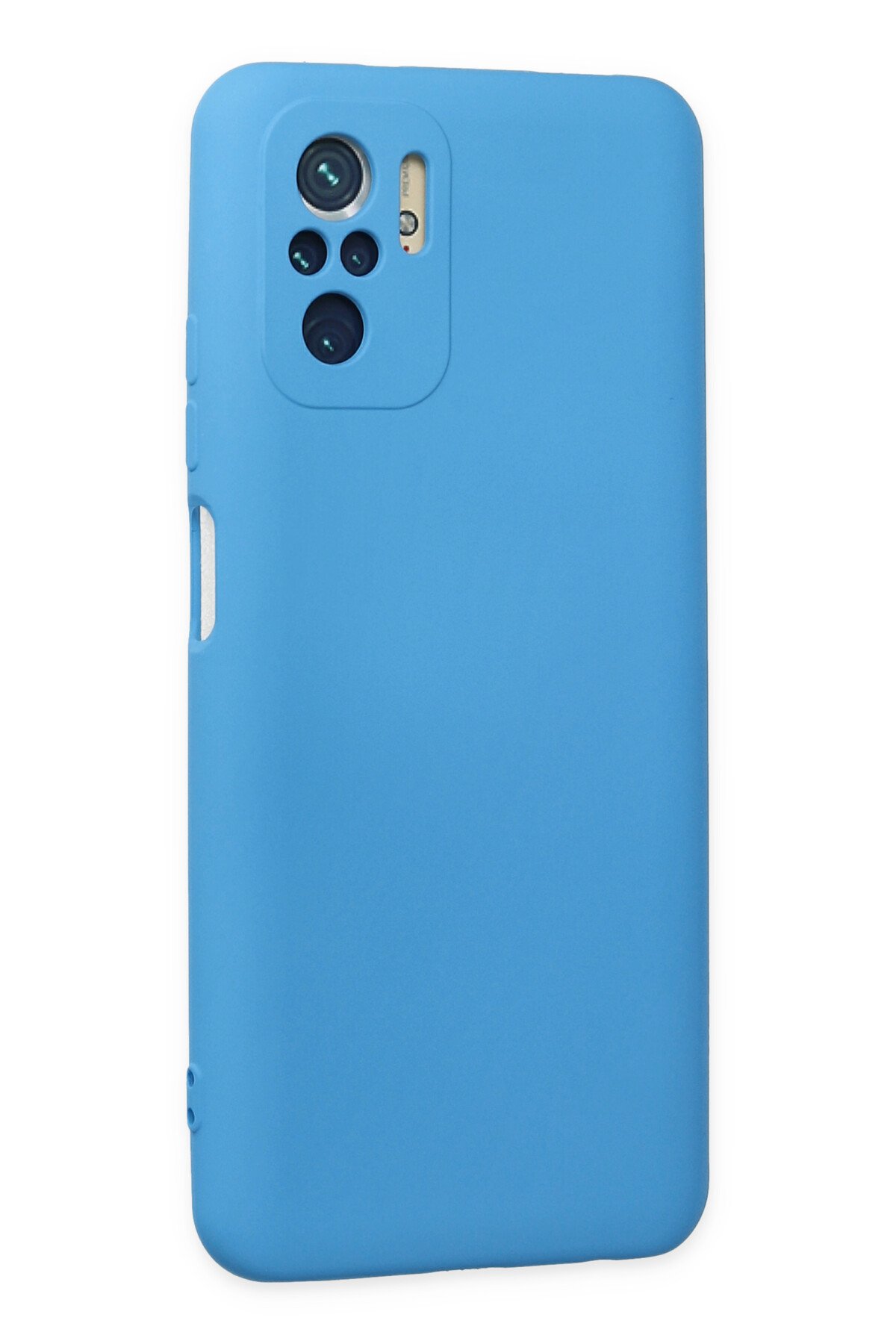 Newface Xiaomi Poco M5s Kılıf Palm Buzlu Kamera Sürgülü Silikon - Sarı