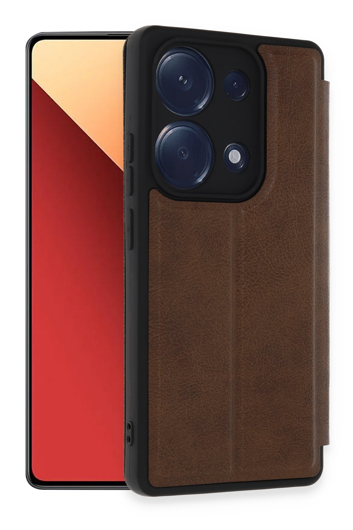 Newface Xiaomi Poco M6 Pro 4G Kılıf First Silikon - Kırmızı