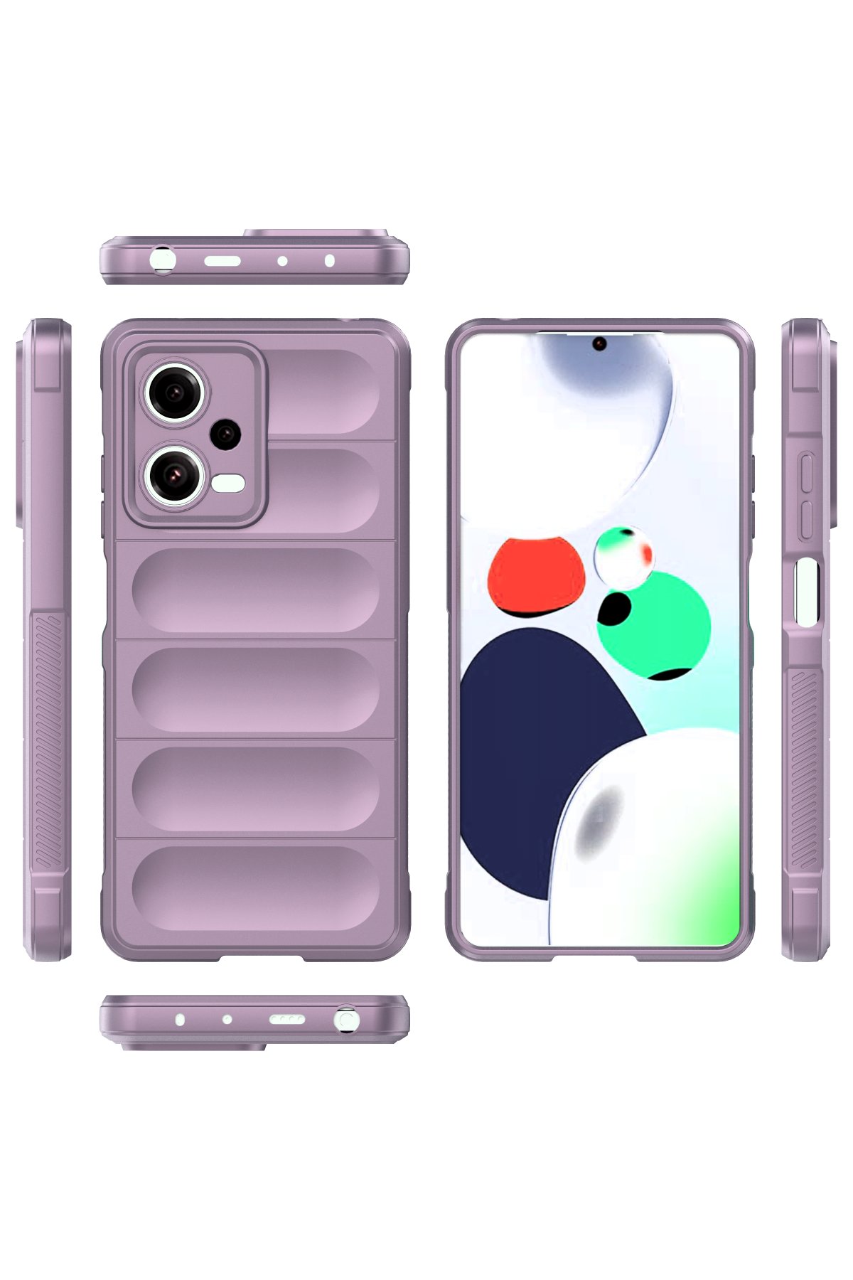 Newface Xiaomi Poco X5 Pro 5G Kılıf Nano içi Kadife Silikon - Pudra