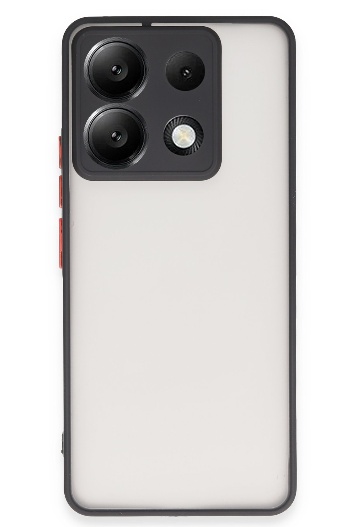 Newface Xiaomi Poco X6 Kılıf Razer Lensli Silikon - Mor