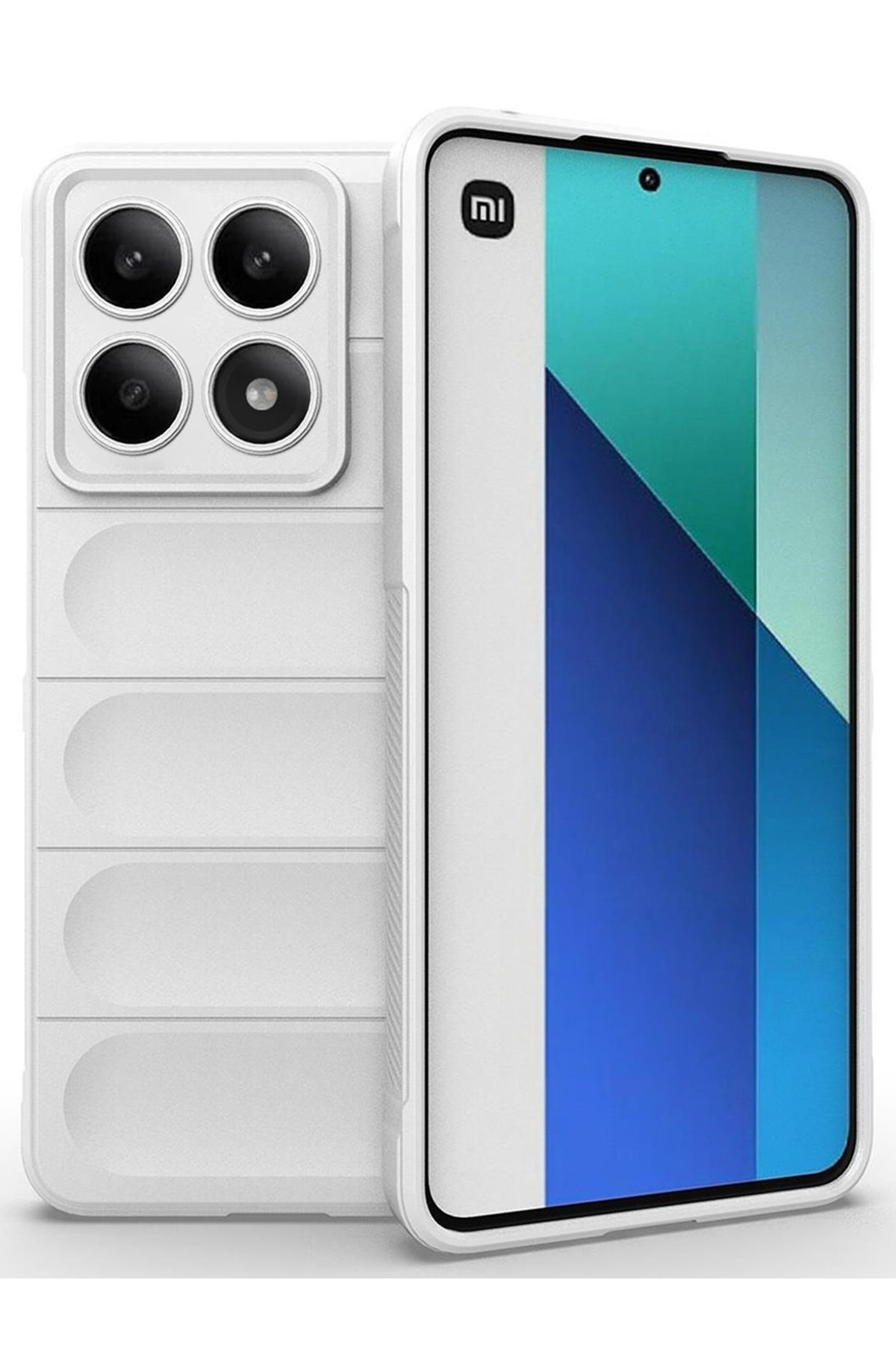 Newface Xiaomi Poco X6 Pro Kılıf Optimum Silikon - Kırmızı