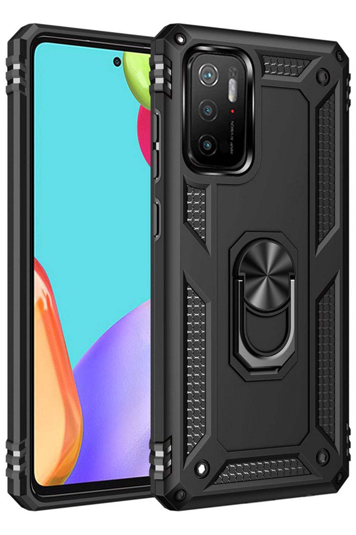 Newface Xiaomi Pocophone M3 Kılıf Kelvin Kartvizitli Silikon - Lacivert