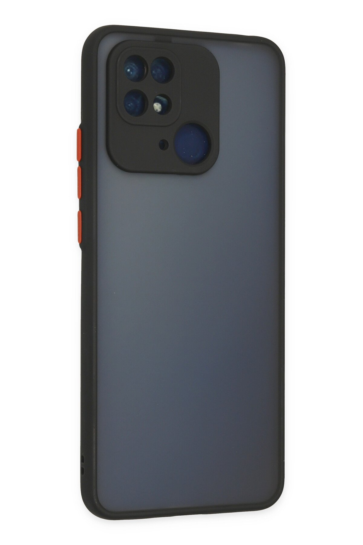 Newface Xiaomi Poco C40 Kılıf Razer Lensli Silikon - Açık Mavi