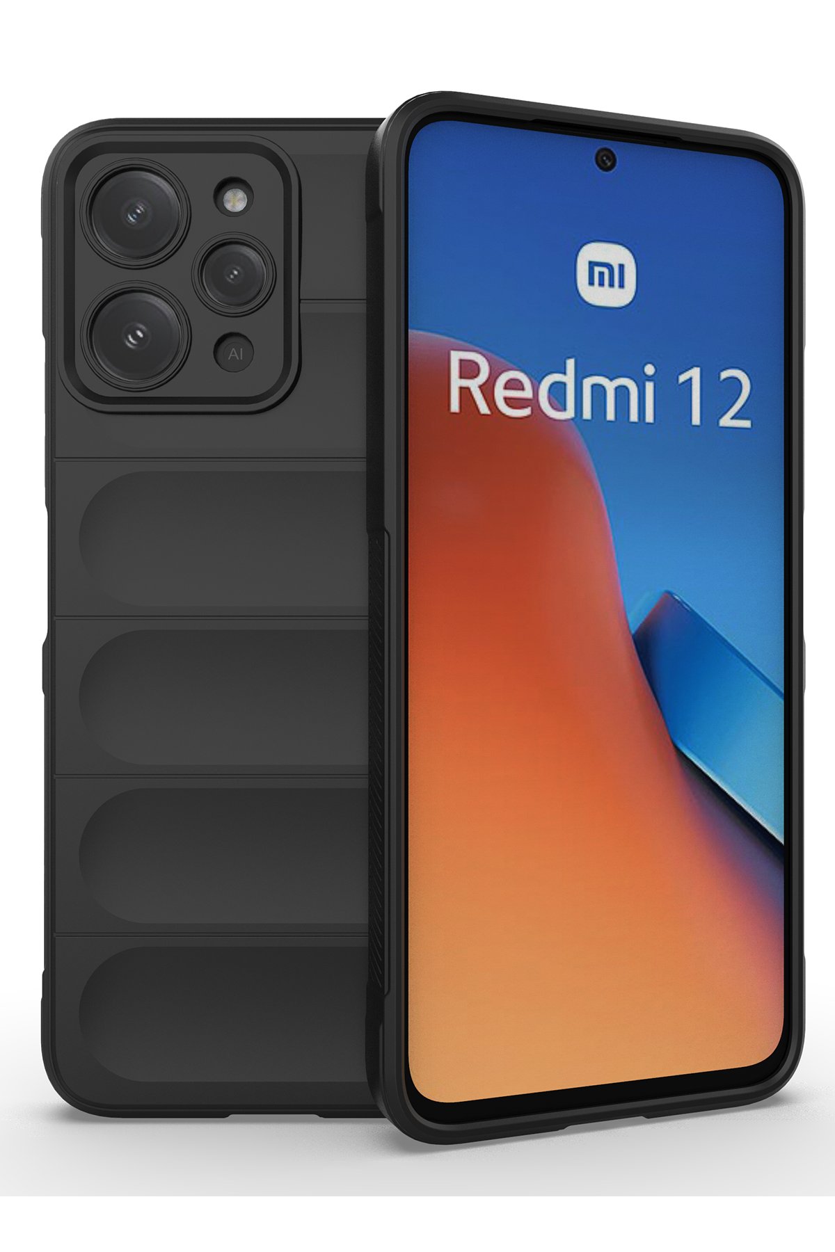 Newface Xiaomi Redmi 12 Kılıf First Silikon - Lacivert