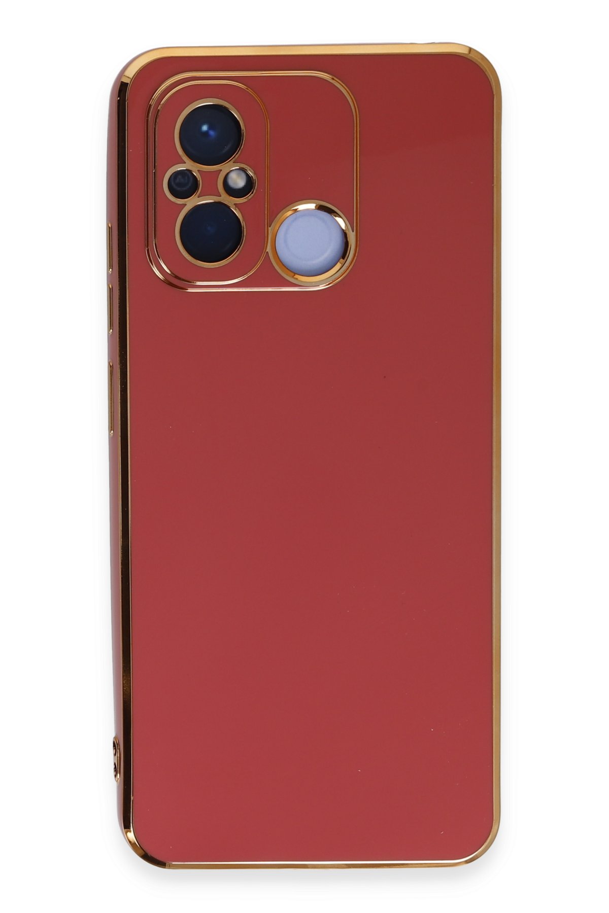Newface Xiaomi Redmi 12C Kılıf Zuma Kartvizitli Yüzüklü Silikon - Kırmızı