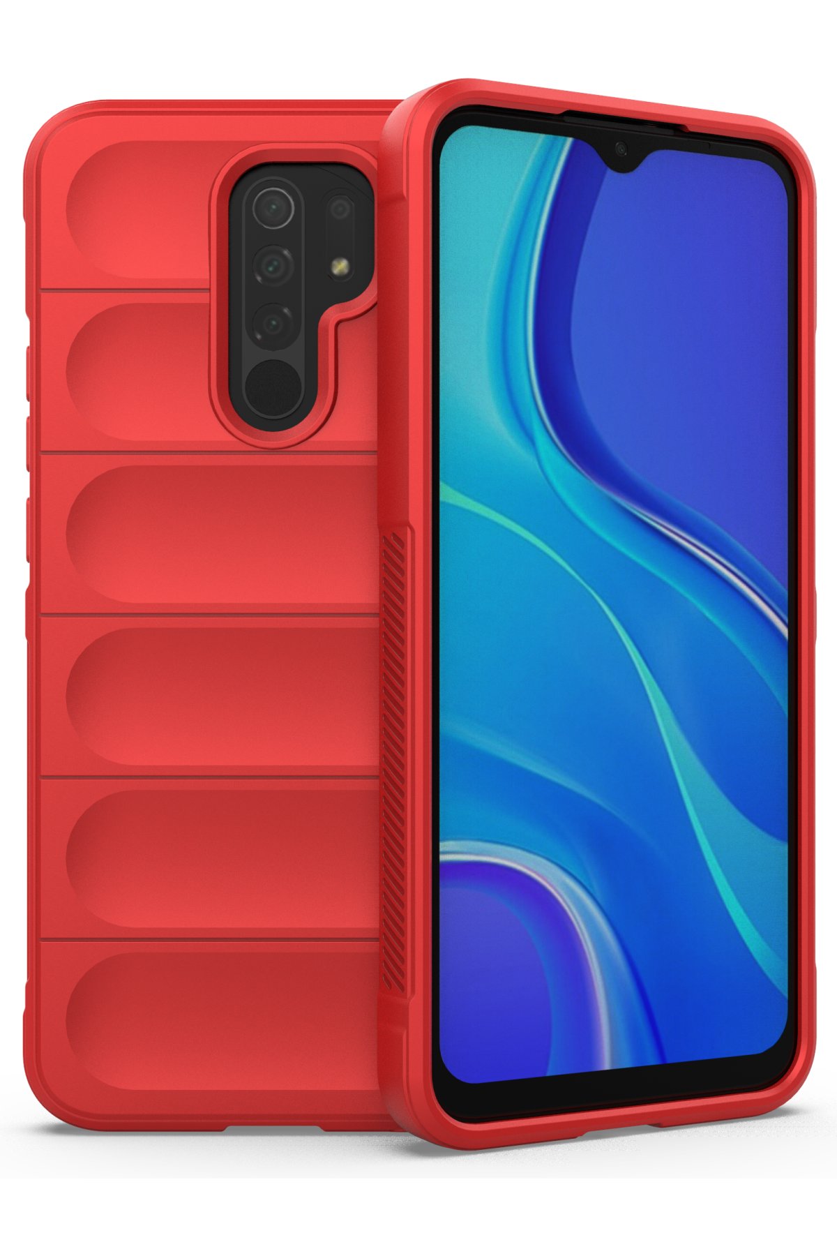 Newface Xiaomi Redmi 9 Kılıf Lüx Şeffaf Silikon - Şeffaf