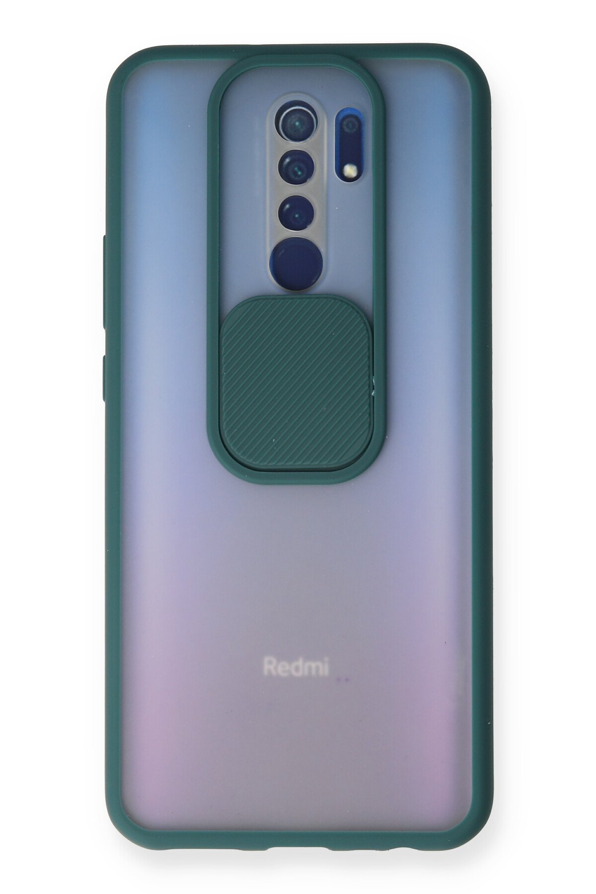 Newface Xiaomi Redmi 9 Kılıf Nano içi Kadife Silikon - Siyah