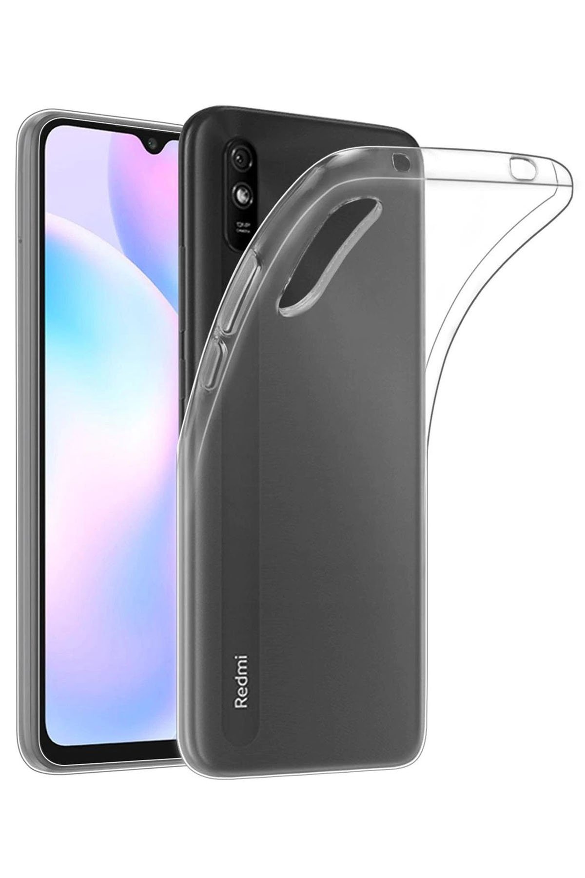 Newface Xiaomi Redmi 9A Kılıf First Silikon - Siyah