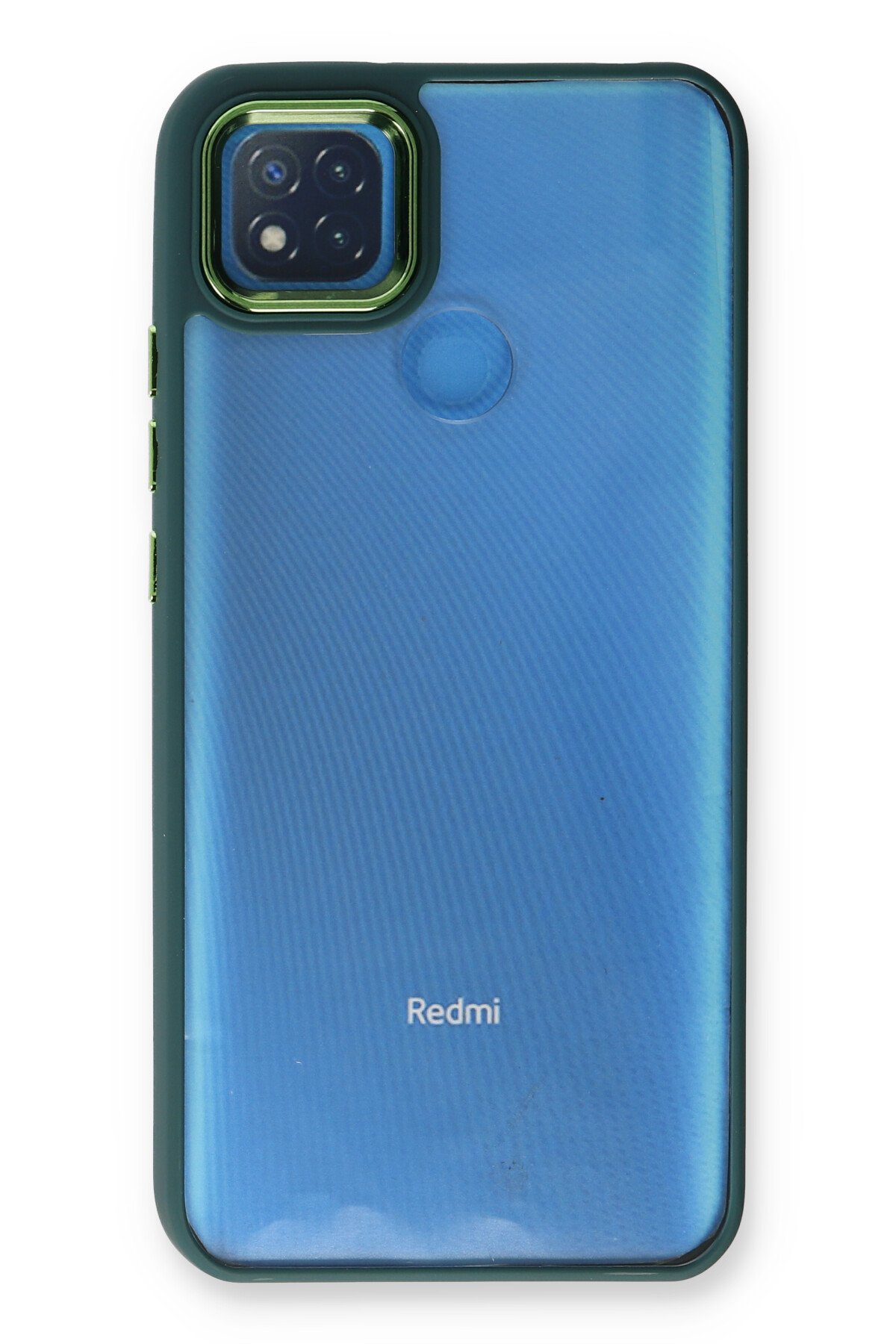 Newface Xiaomi Redmi 9C Kılıf Palm Buzlu Kamera Sürgülü Silikon - Lacivert