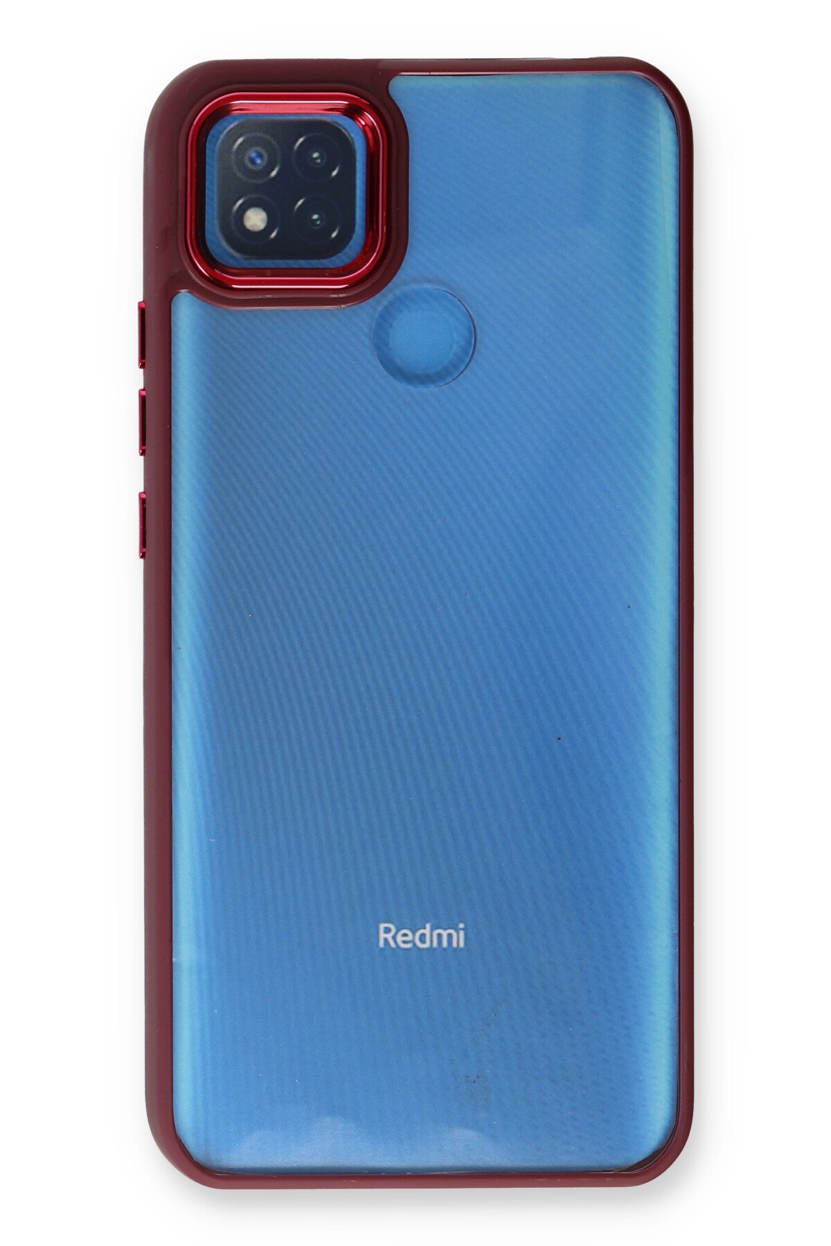 Newface Xiaomi Redmi 9C Kılıf Pars Lens Yüzüklü Silikon - Siyah