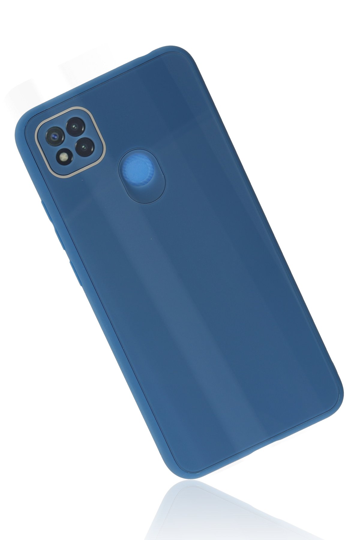 Newface Xiaomi Redmi 9C Kılıf Palm Buzlu Kamera Sürgülü Silikon - Lila