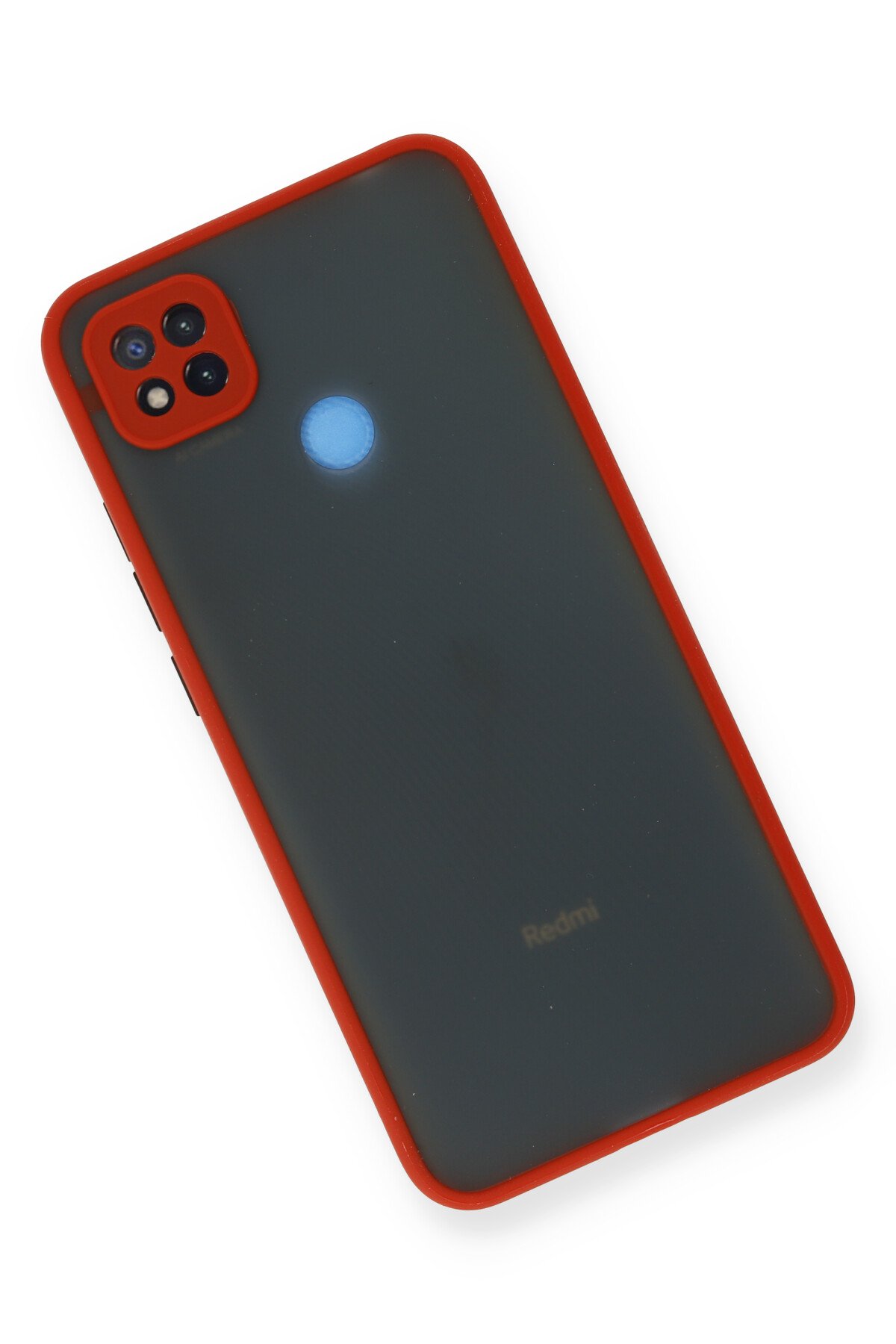 Newface Xiaomi Redmi 9C Kılıf Montreal Yüzüklü Silikon Kapak - Siyah