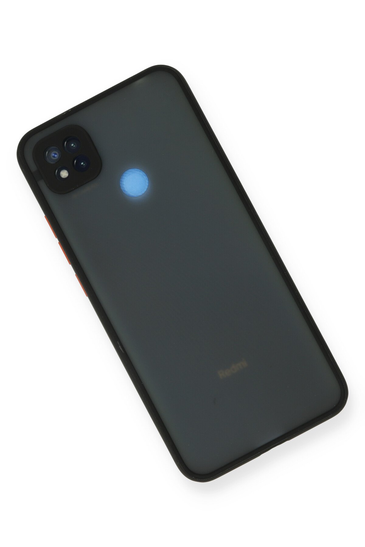 Newface Xiaomi Redmi 9C Kılıf Razer Lensli Silikon - Siyah