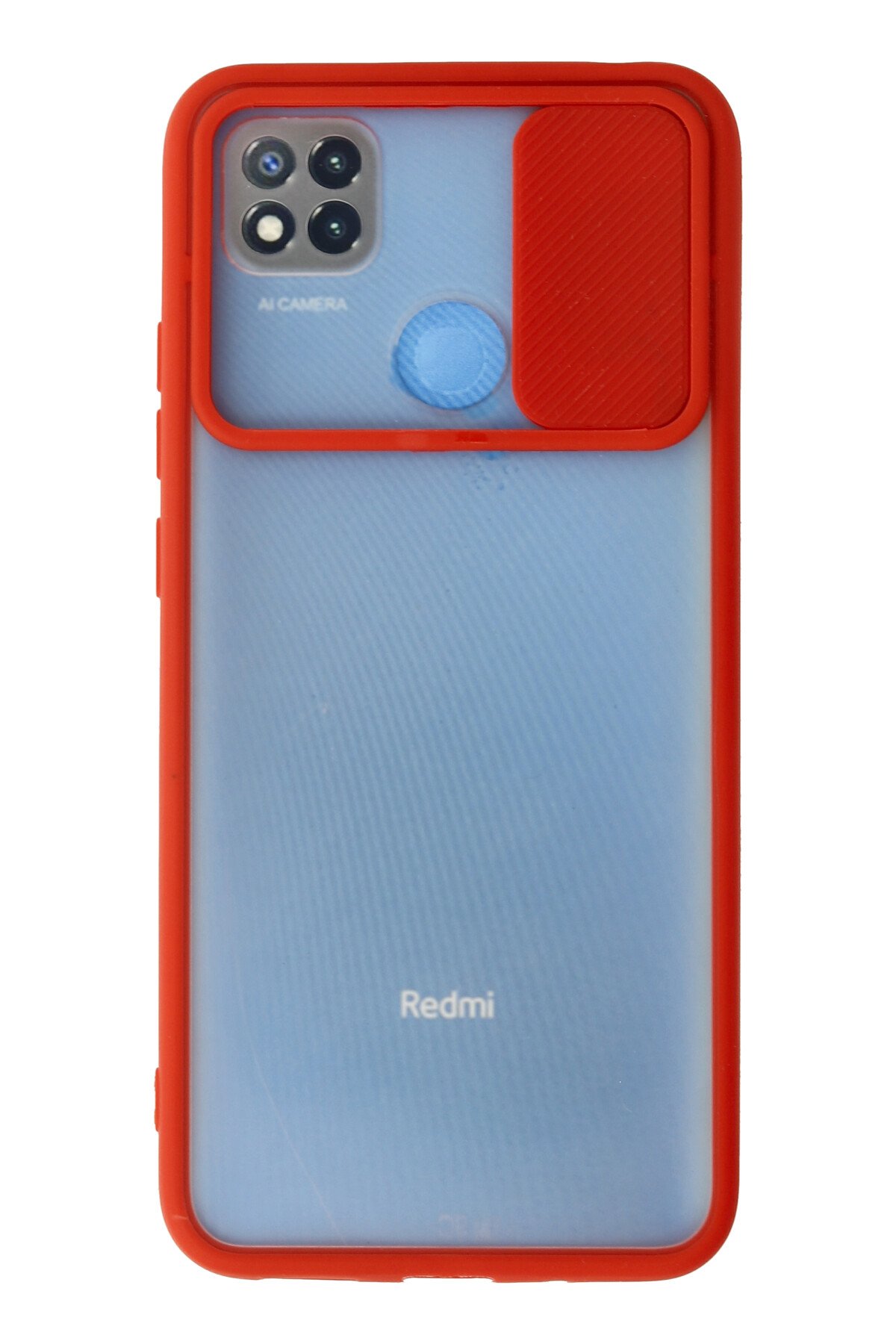 Newface Xiaomi Redmi 9C Kılıf Razer Lensli Silikon - Yeşil