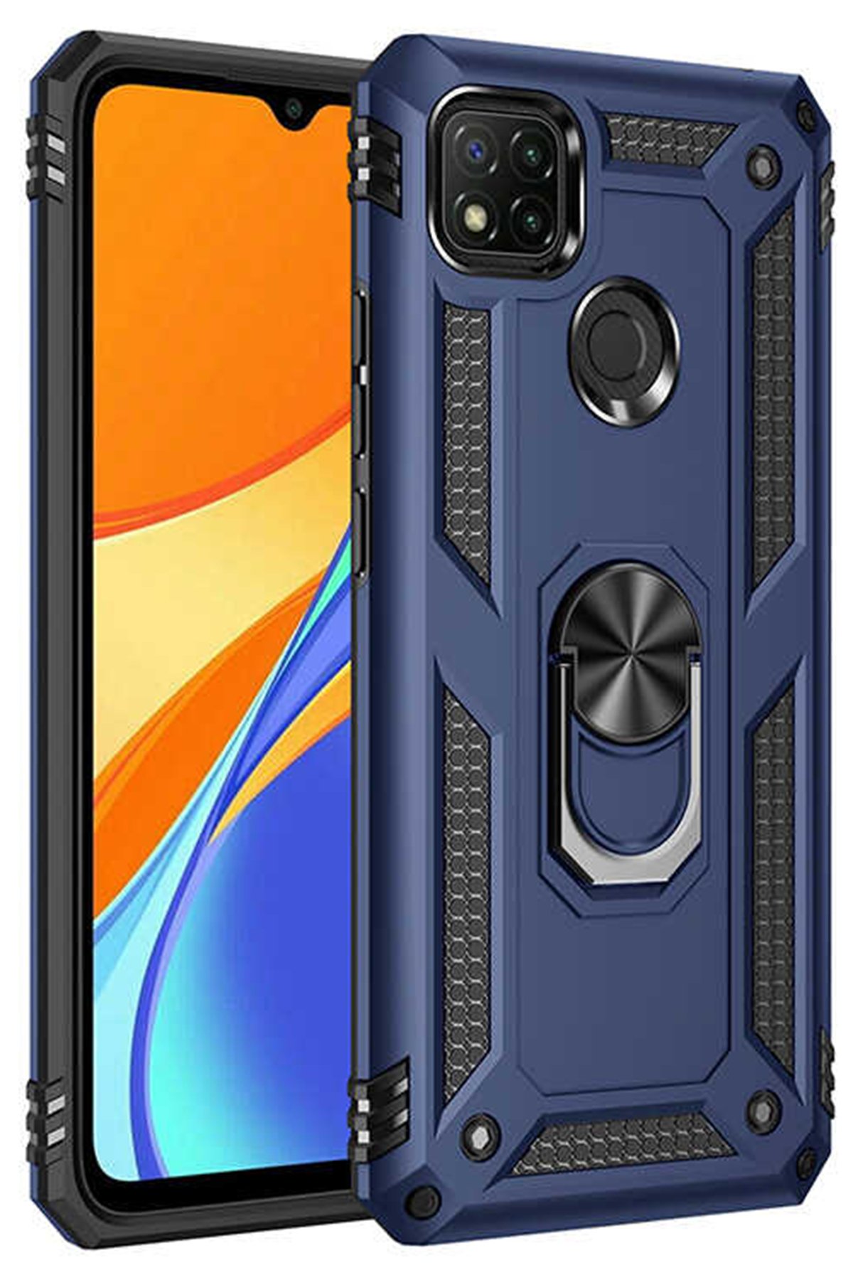 Newface Xiaomi Redmi 9C Kılıf Dora Kapak - Haki Yeşil