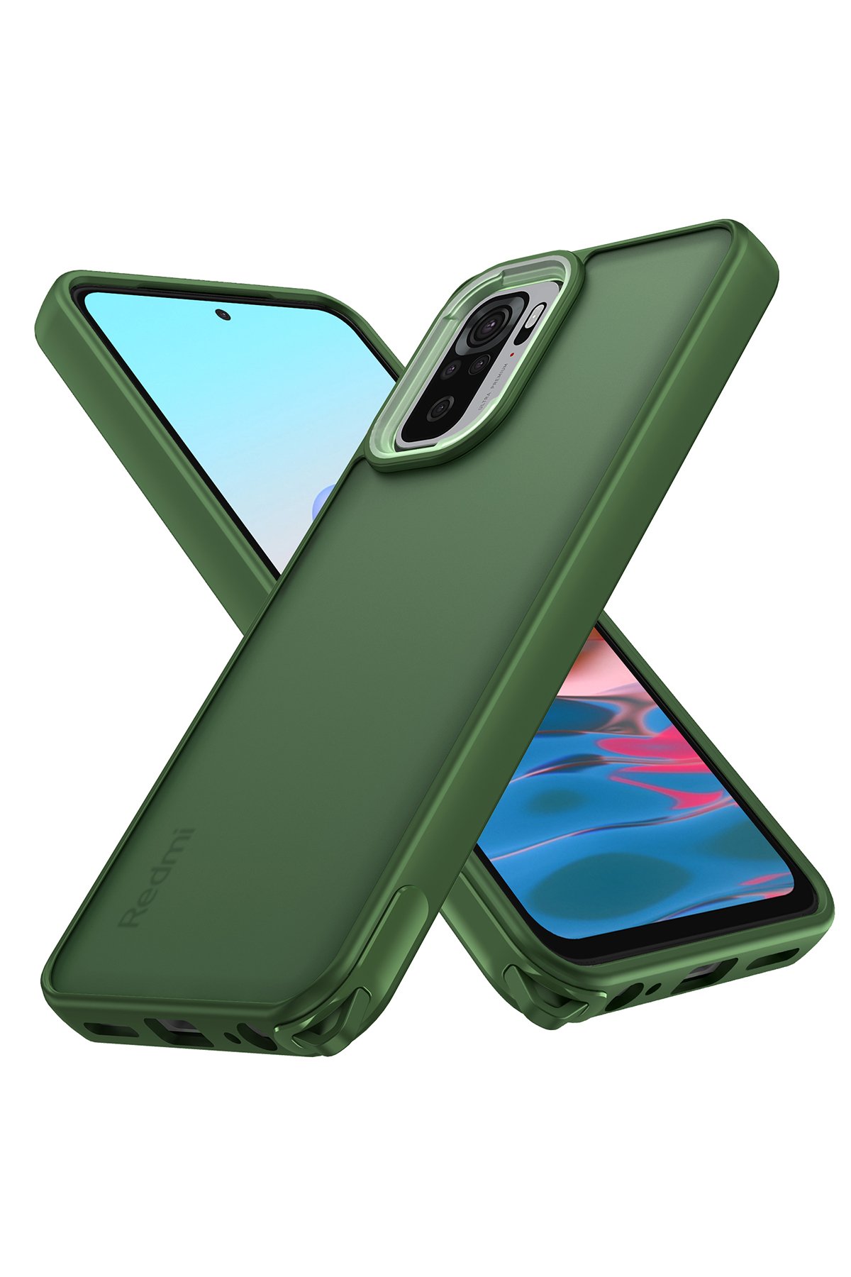 Newface Xiaomi Redmi Note 10 Kılıf Nano içi Kadife Silikon - Sarı