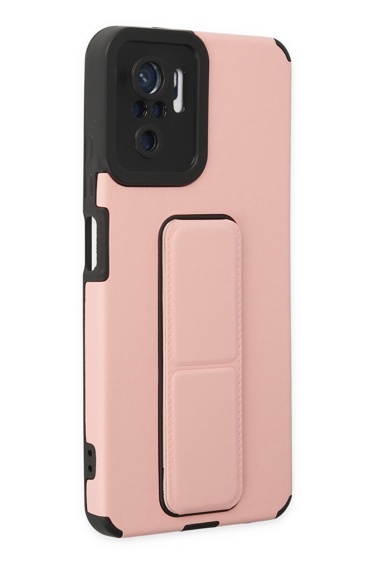 Newface Xiaomi Poco M5s Kılıf Volet Silikon - Pembe