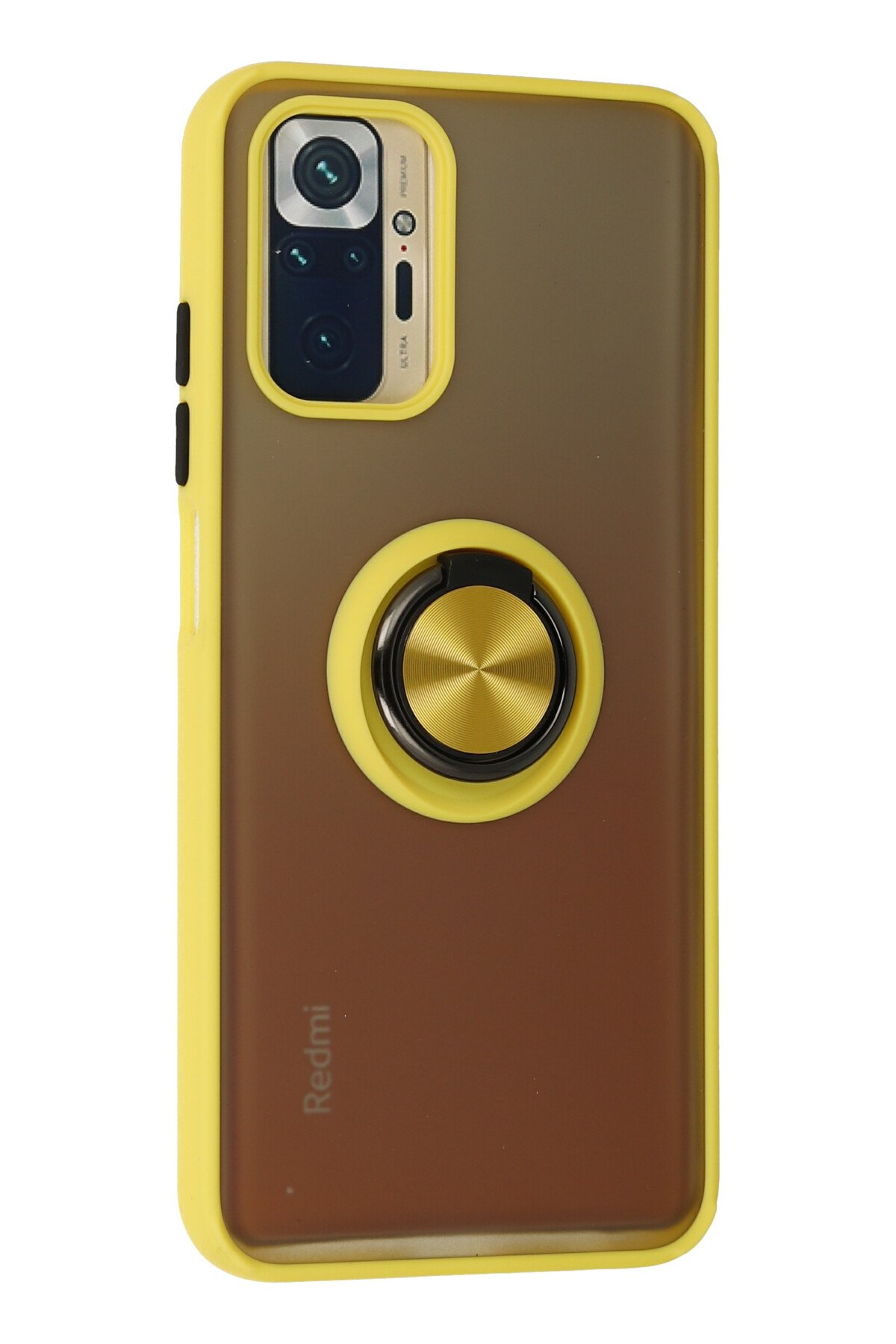 Newface Xiaomi Poco M5s Kılıf Razer Lensli Silikon - Gold