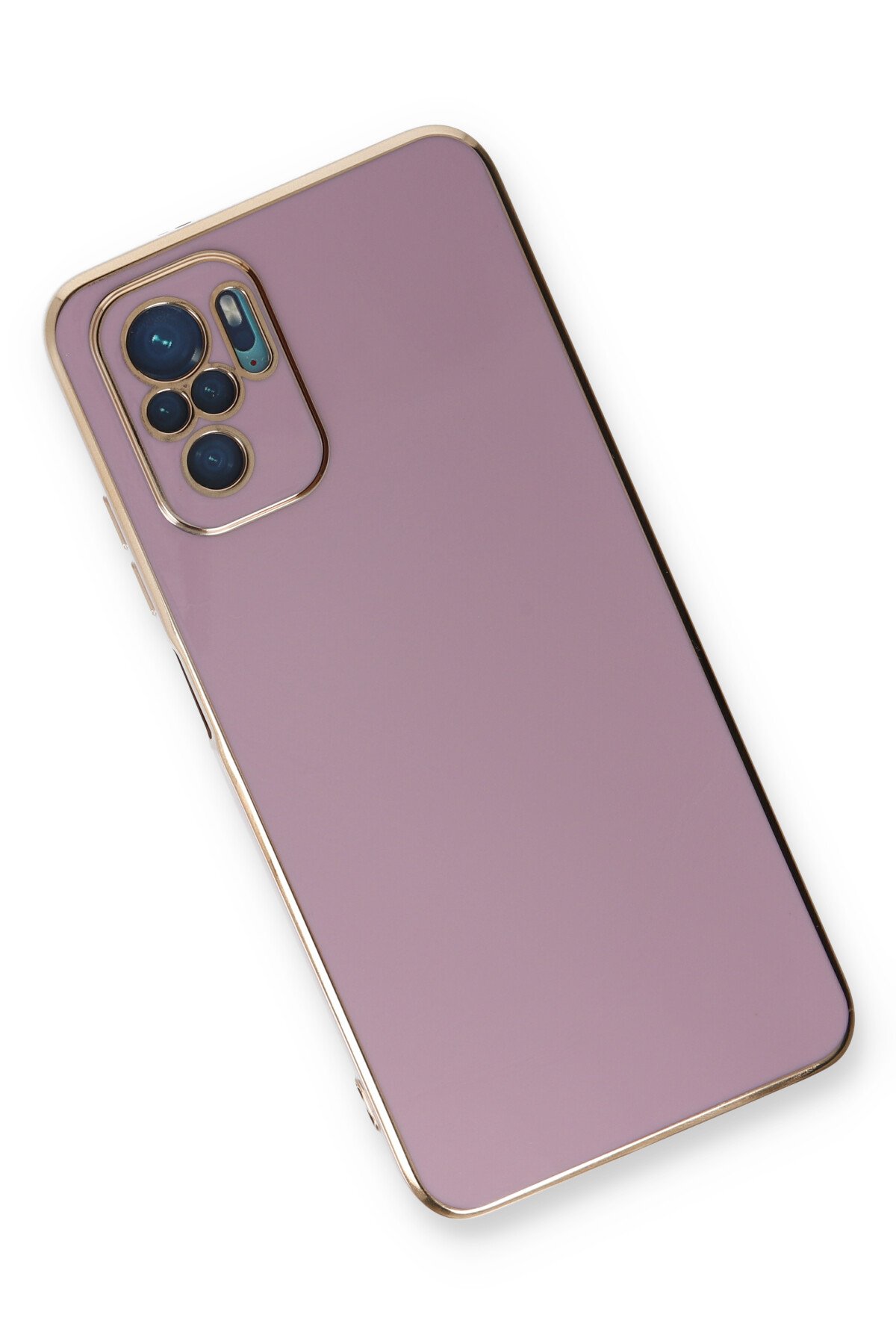 Newface Xiaomi Redmi Note 10 Kılıf Nano içi Kadife Silikon - Turuncu