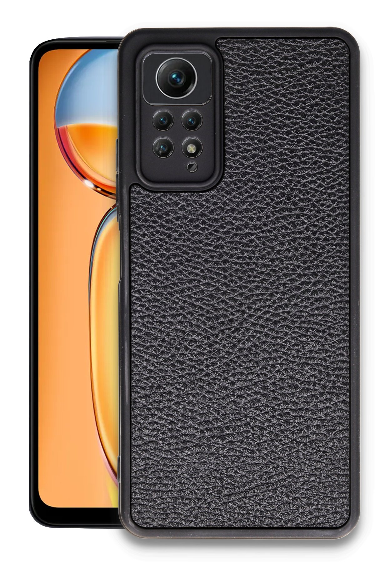 Newface Xiaomi Redmi Note 12 Pro 4G Kılıf Volet Silikon - Kırmızı