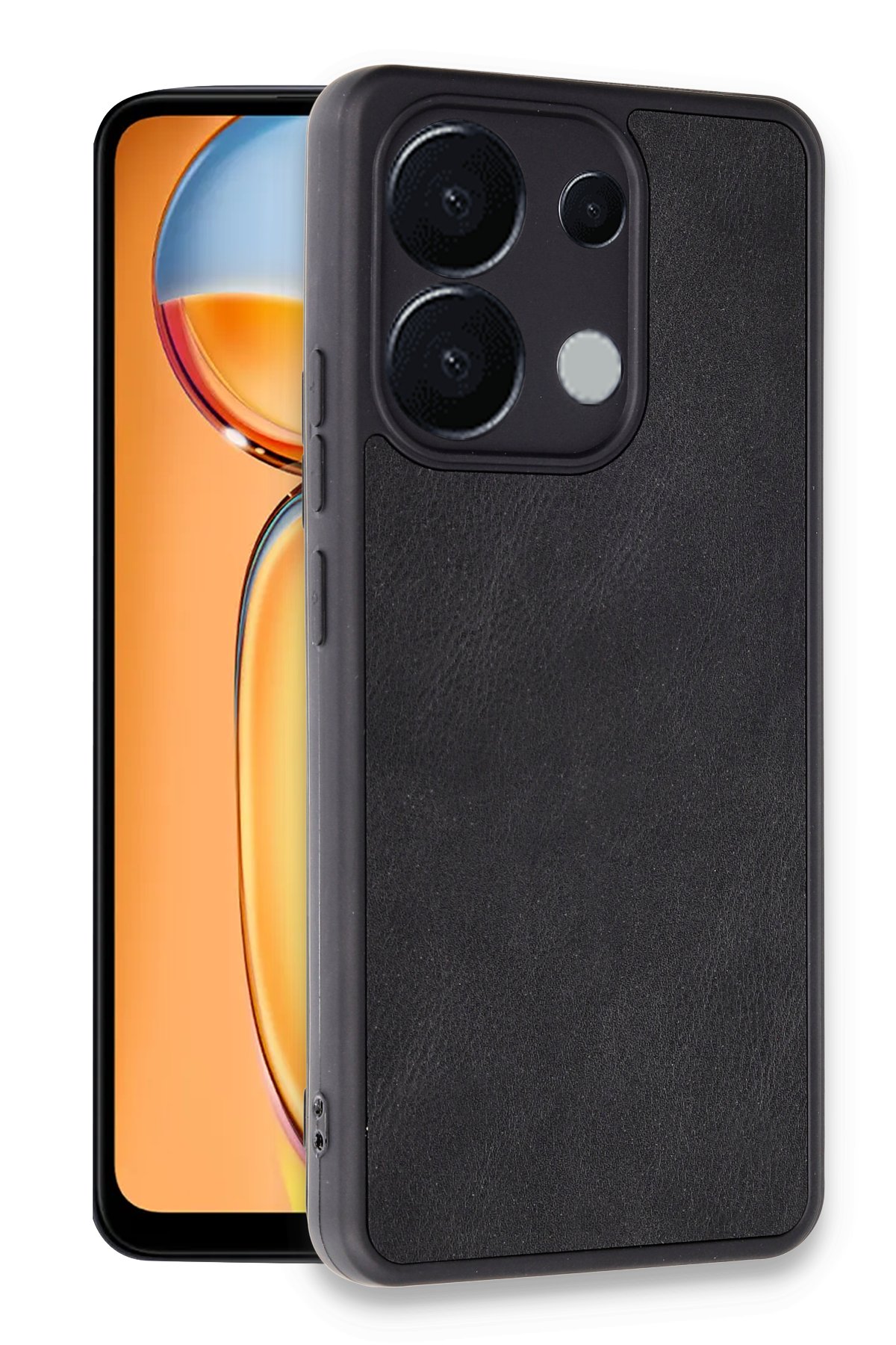 Newface Xiaomi Redmi Note 13 Pro 5G Kılıf Pars Lens Yüzüklü Silikon - Gümüş