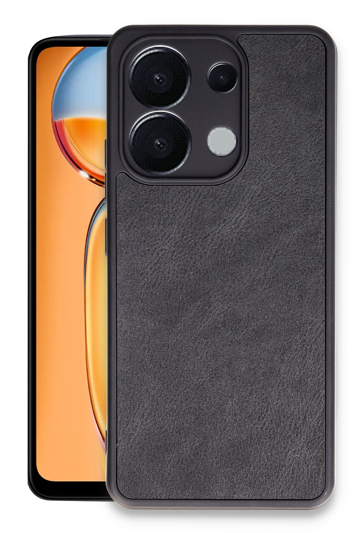 Newface Xiaomi Redmi Note 13 Pro 5G Kılıf Pars Lens Yüzüklü Silikon - Gümüş