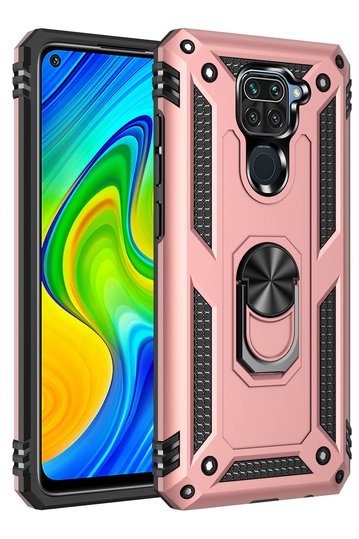 Newface Xiaomi Redmi Note 9 Kılıf Estoril Desenli Kapak - Estoril - 6