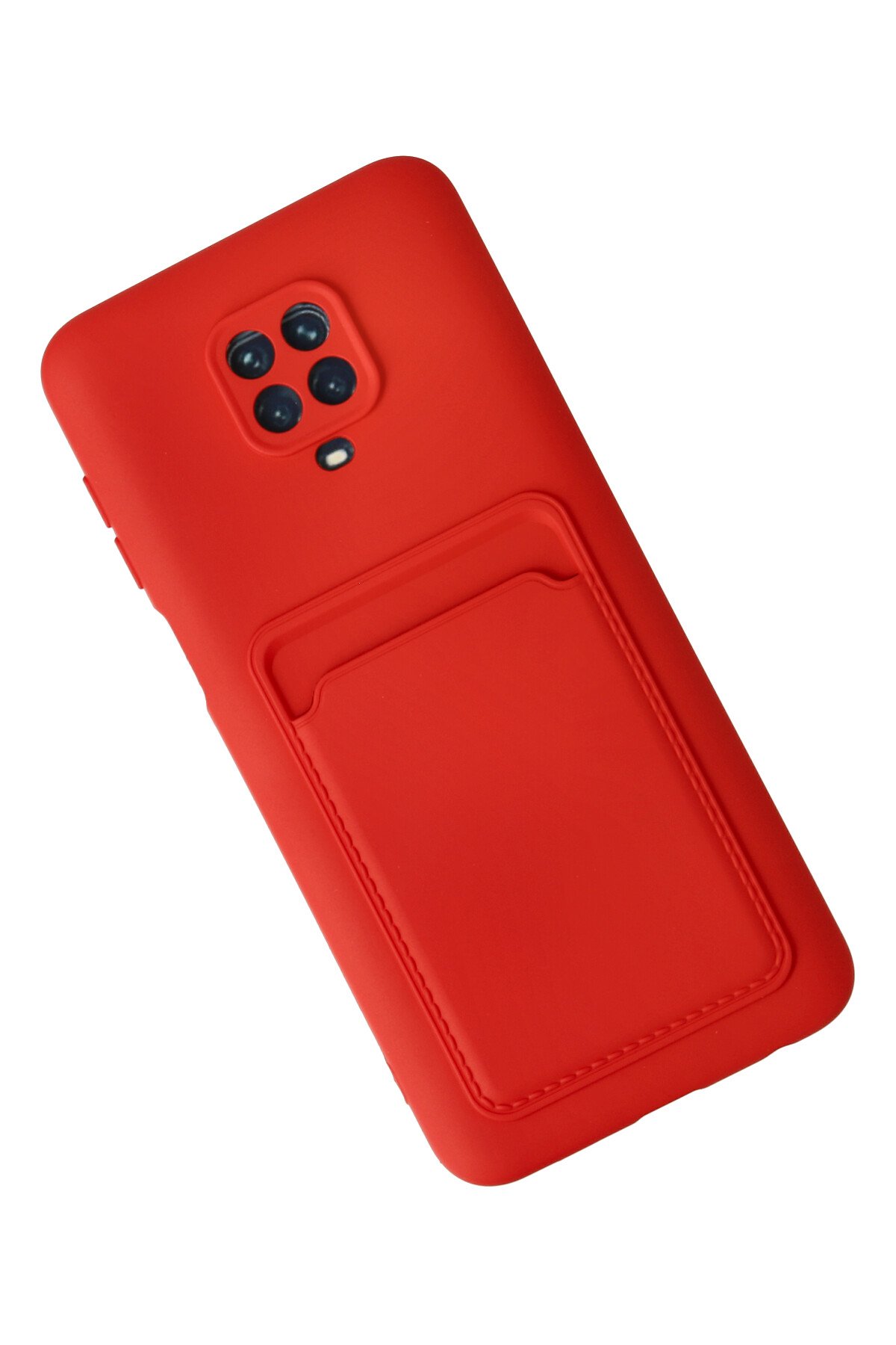 Newface Xiaomi Redmi Note 9 Pro Kılıf Esila Silikon - Kırmızı