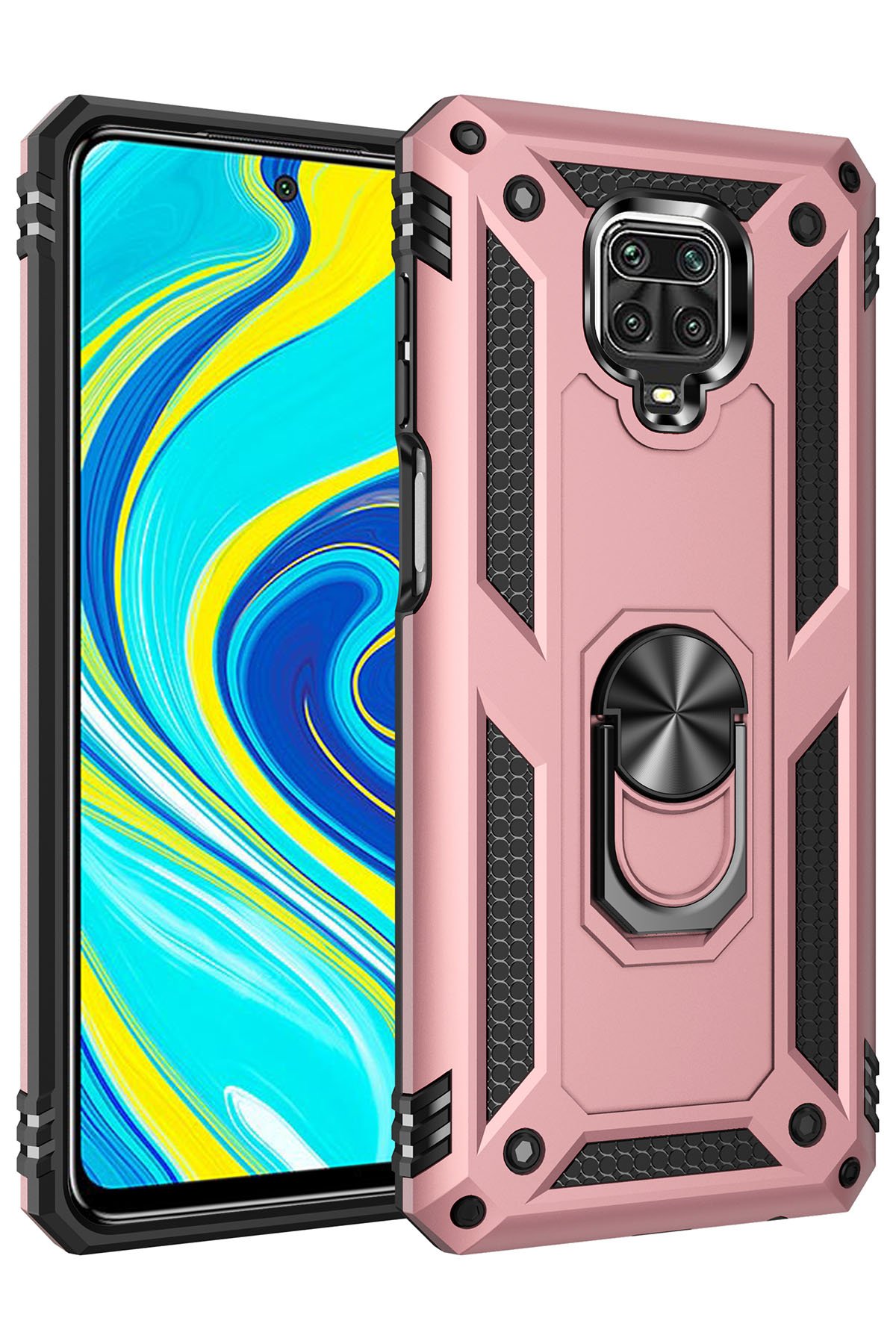 Newface Xiaomi Redmi Note 9 Pro Kılıf Dora Kapak - Mavi