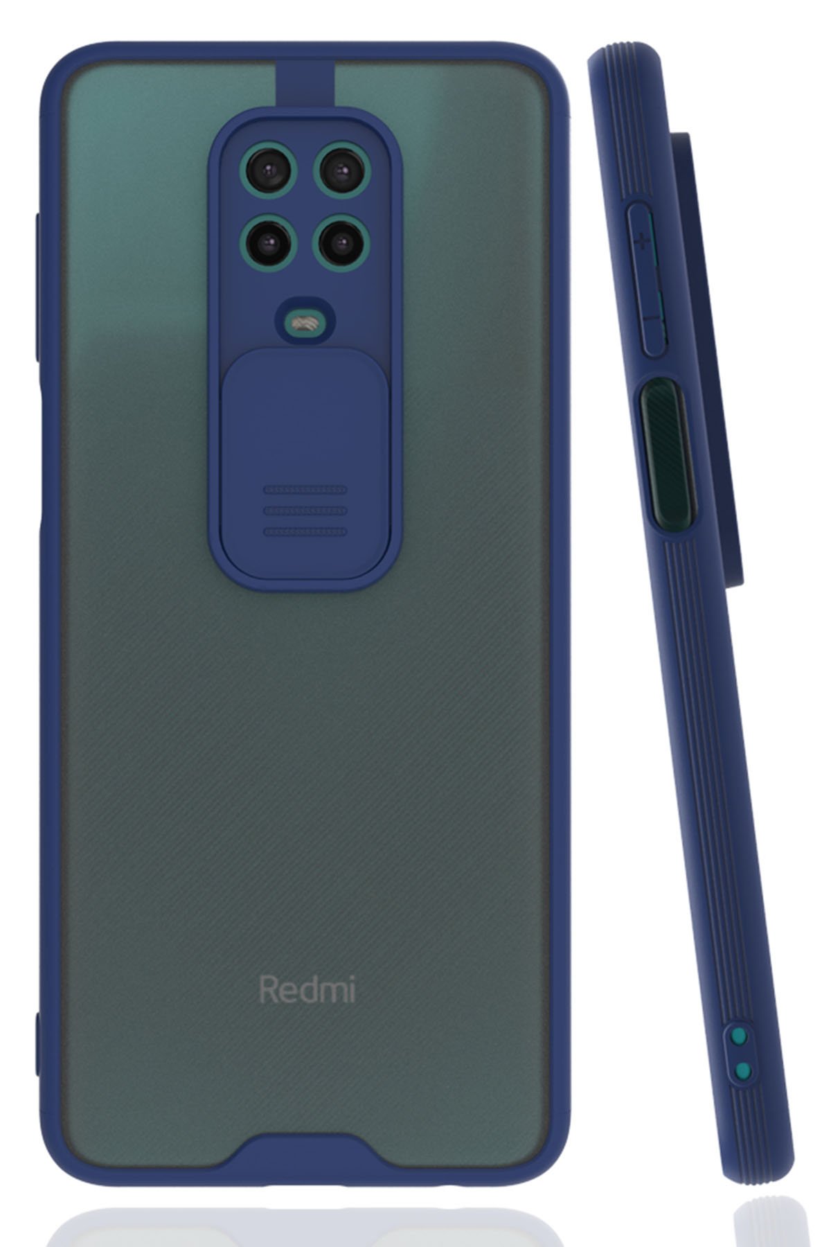 Newface Xiaomi Redmi Note 9S Kılıf Elegant Kapak - Açık Mavi