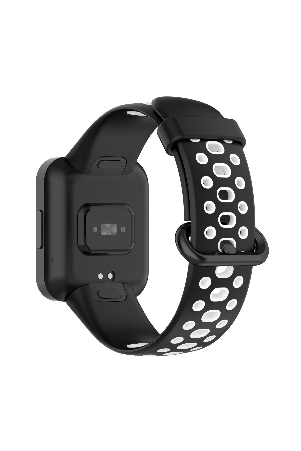 Newface Xiaomi Redmi Watch 2 Spor Delikli Kordon - Siyah-Yeşil